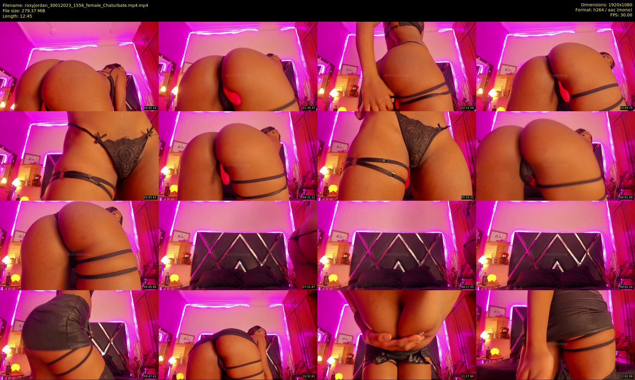roxyjordan — 13 minute Chaturbate female cam show recording, 1080p, Jan 30, 2023