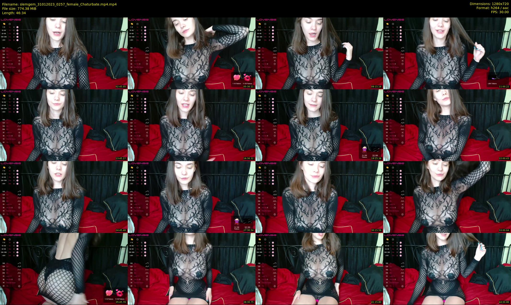 slemgem — 47 minute Chaturbate couple cam show recording, 720p, Jan 31, 2023