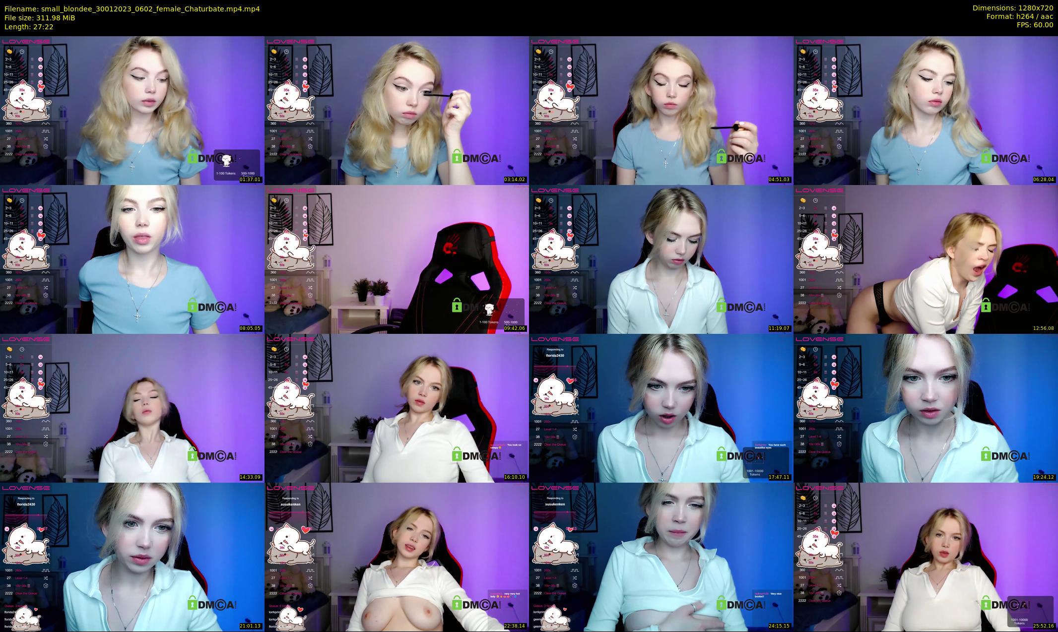 small_blondee — 28 minute Chaturbate female cam show recording, 720p, Jan 30, 2023