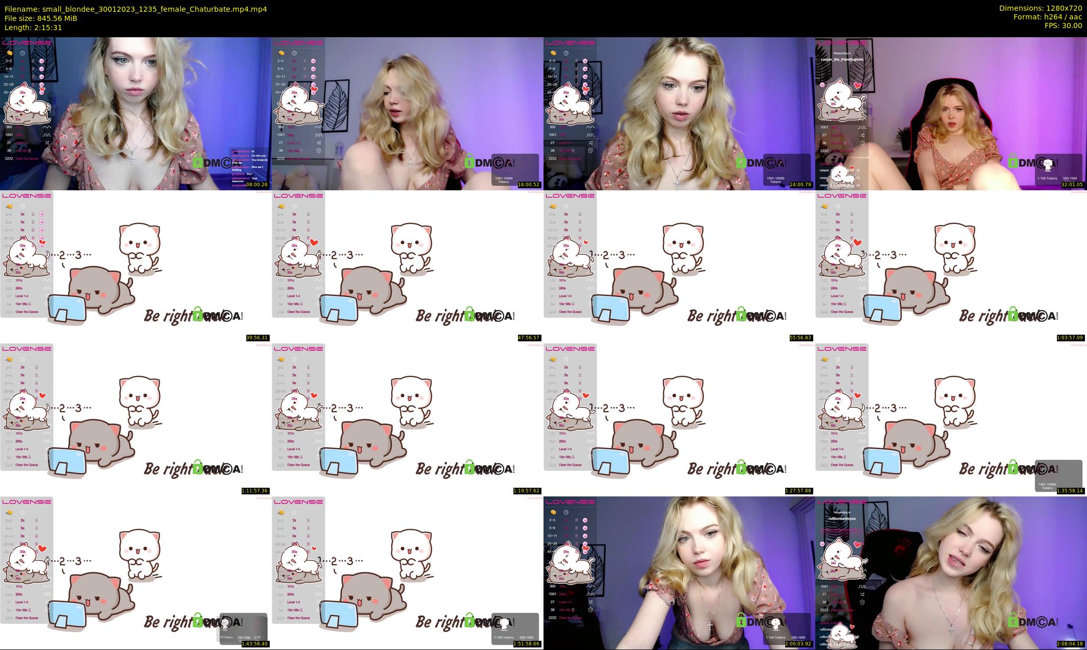 small_blondee — 136 minute Chaturbate female cam show recording, 720p, Jan 30, 2023