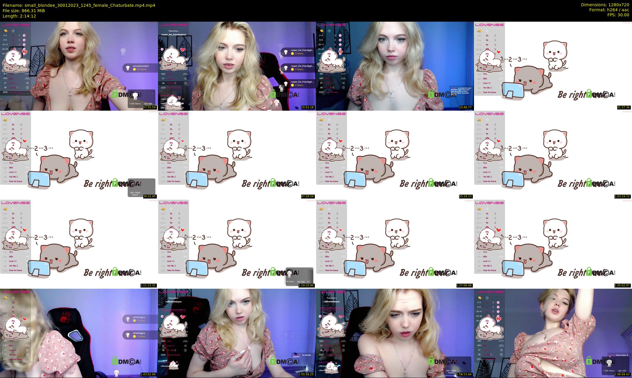 small_blondee — 135 minute Chaturbate female cam show recording, 720p, Jan 30, 2023