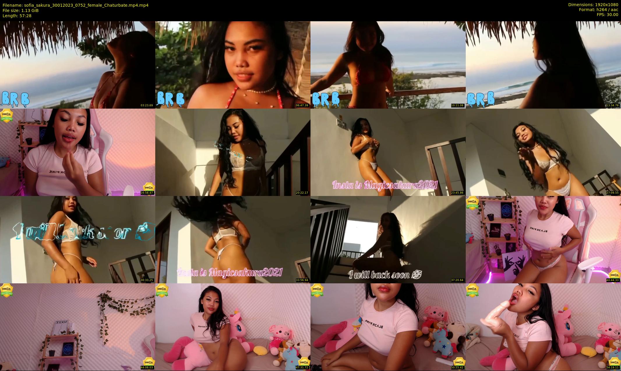sofia_sakura — 58 minute Chaturbate female cam show recording, 1080p, Jan 30, 2023