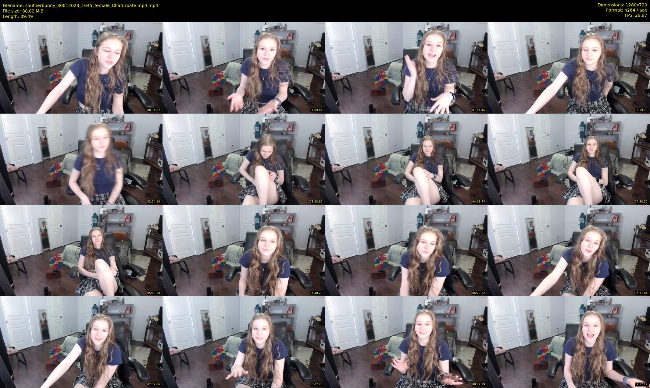 southerbunny — 10 minute Chaturbate female cam show recording, 720p, Jan 30, 2023