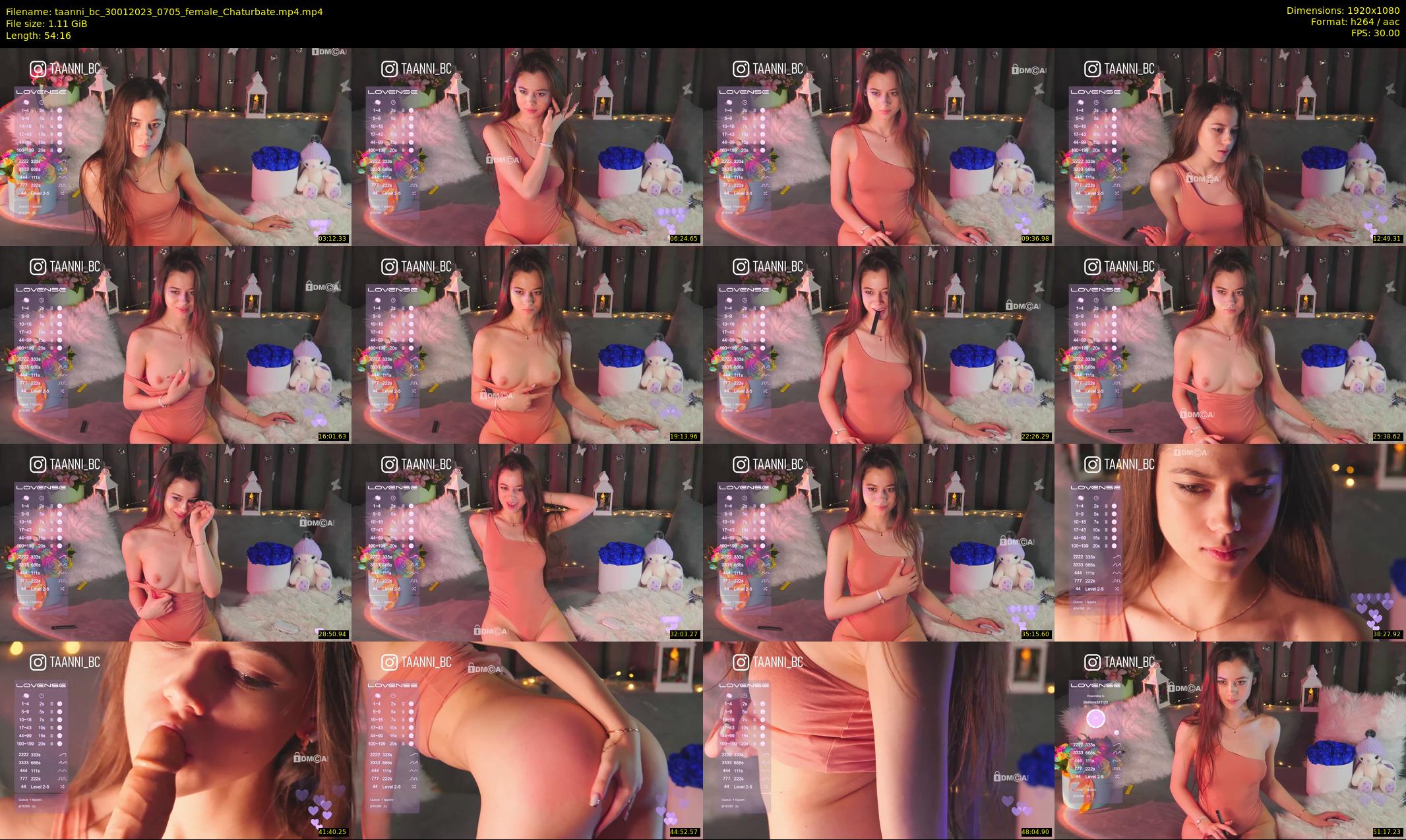 taanni_bc — 55 minute Chaturbate female cam show recording, 1080p, Jan 30, 2023