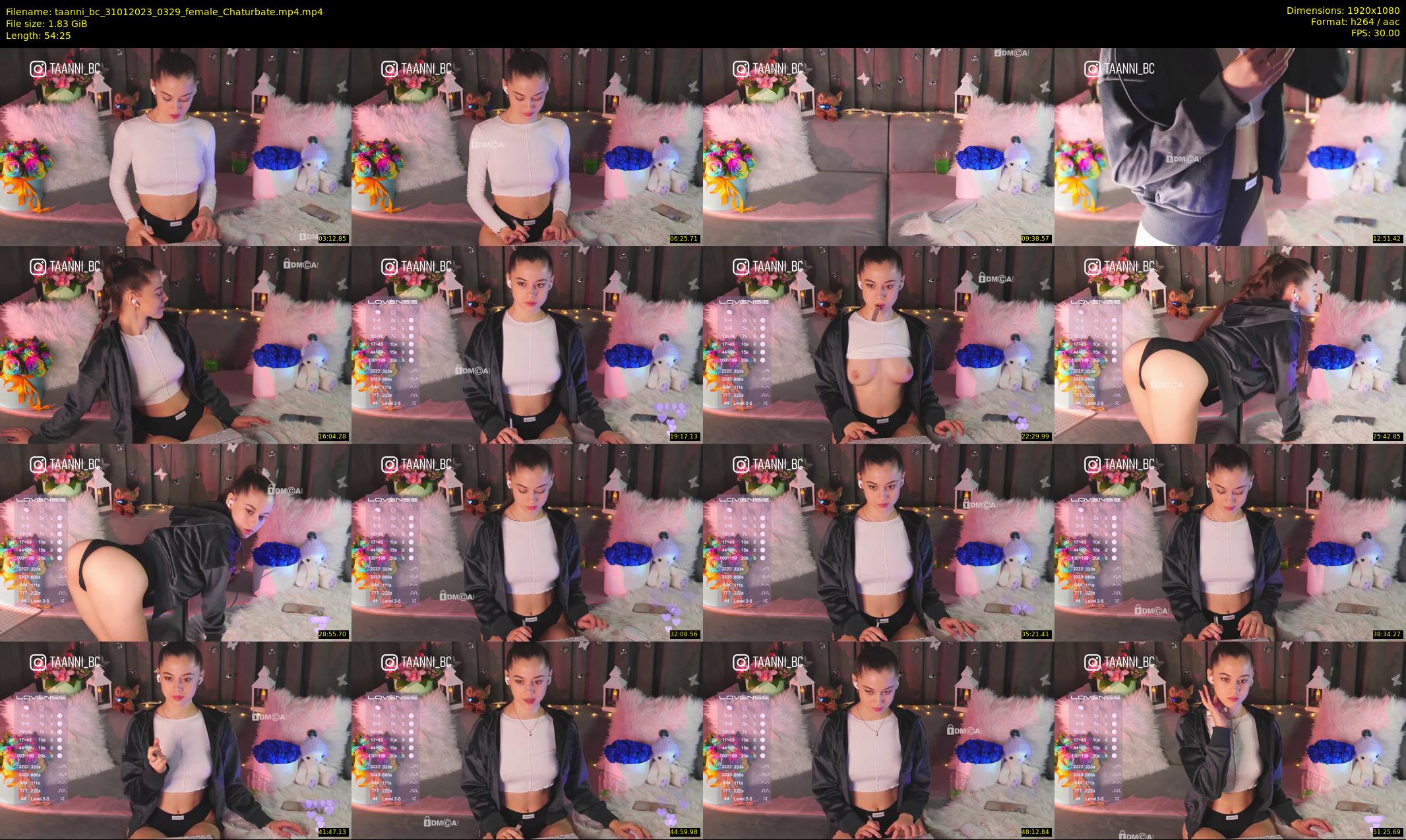 taanni_bc — 55 minute Chaturbate female cam show recording, 1080p, Jan 31, 2023