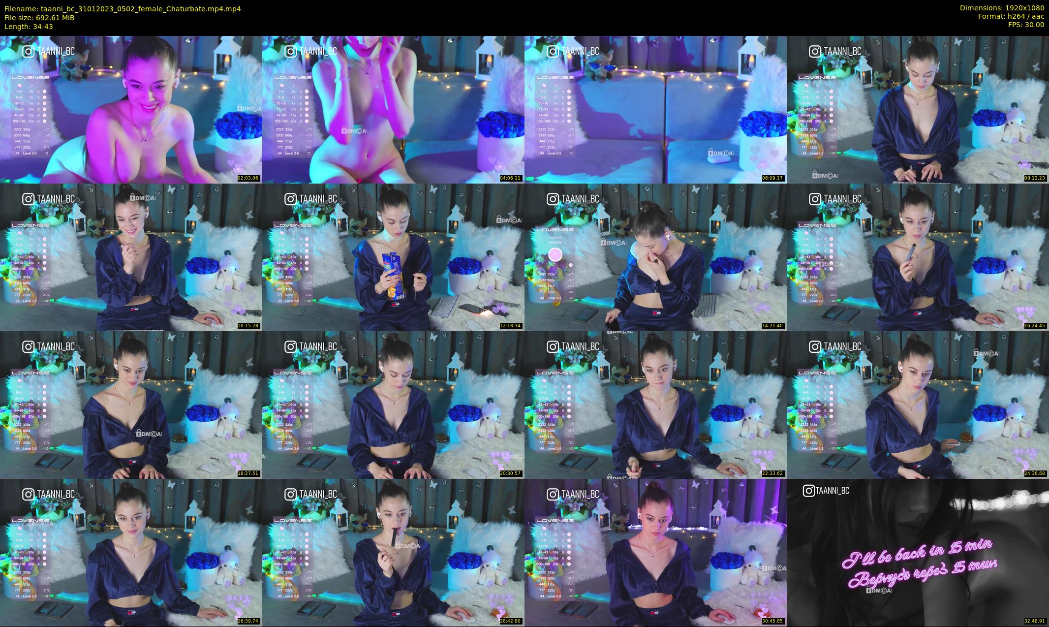 taanni_bc — 35 minute Chaturbate female cam show recording, 1080p, Jan 31, 2023