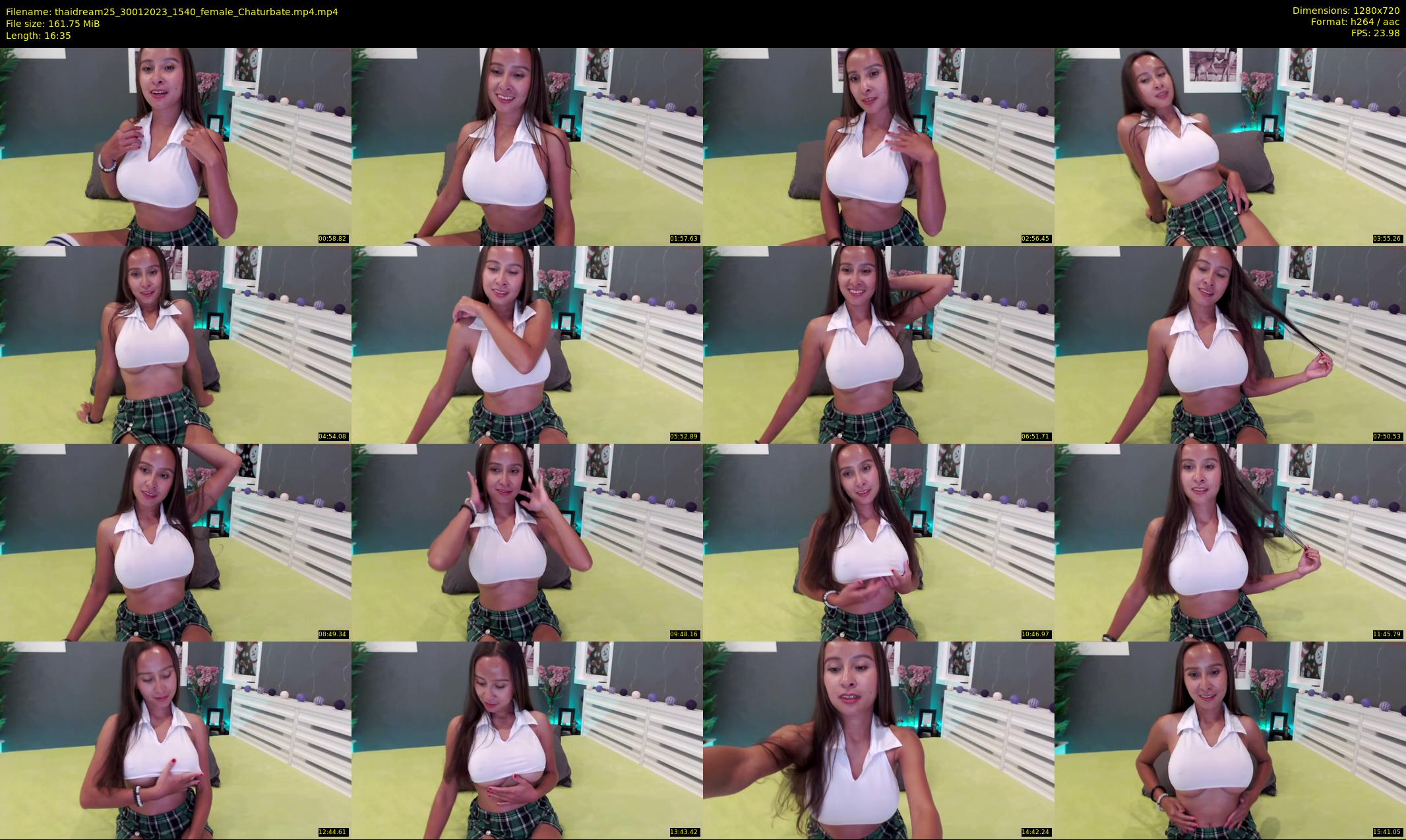 thaidream25 — 17 minute Chaturbate female cam show recording, 720p, Jan 30, 2023