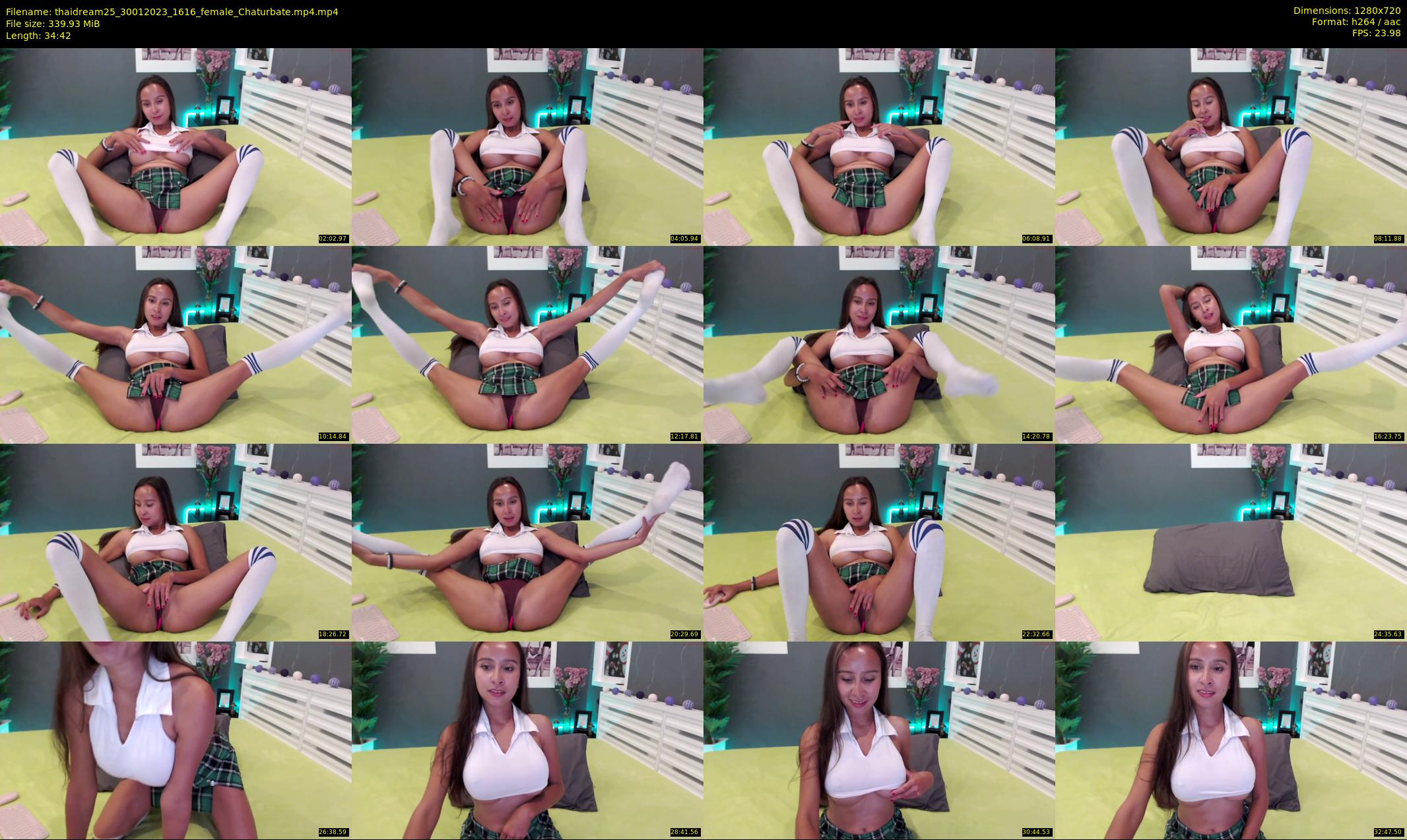 thaidream25 — 35 minute Chaturbate female cam show recording, 720p, Jan 30, 2023