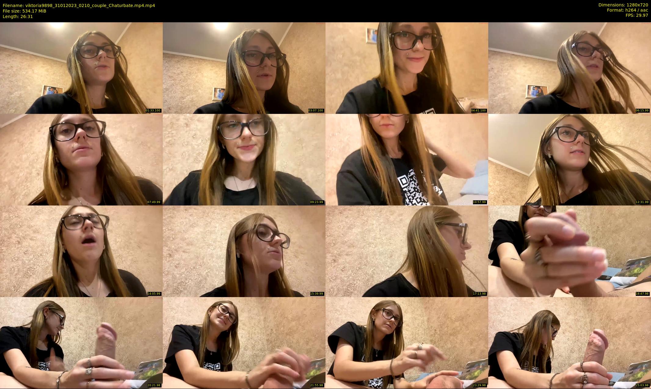 viktoria9898 — 27 minute Chaturbate couple cam show recording, 720p, Jan 31, 2023