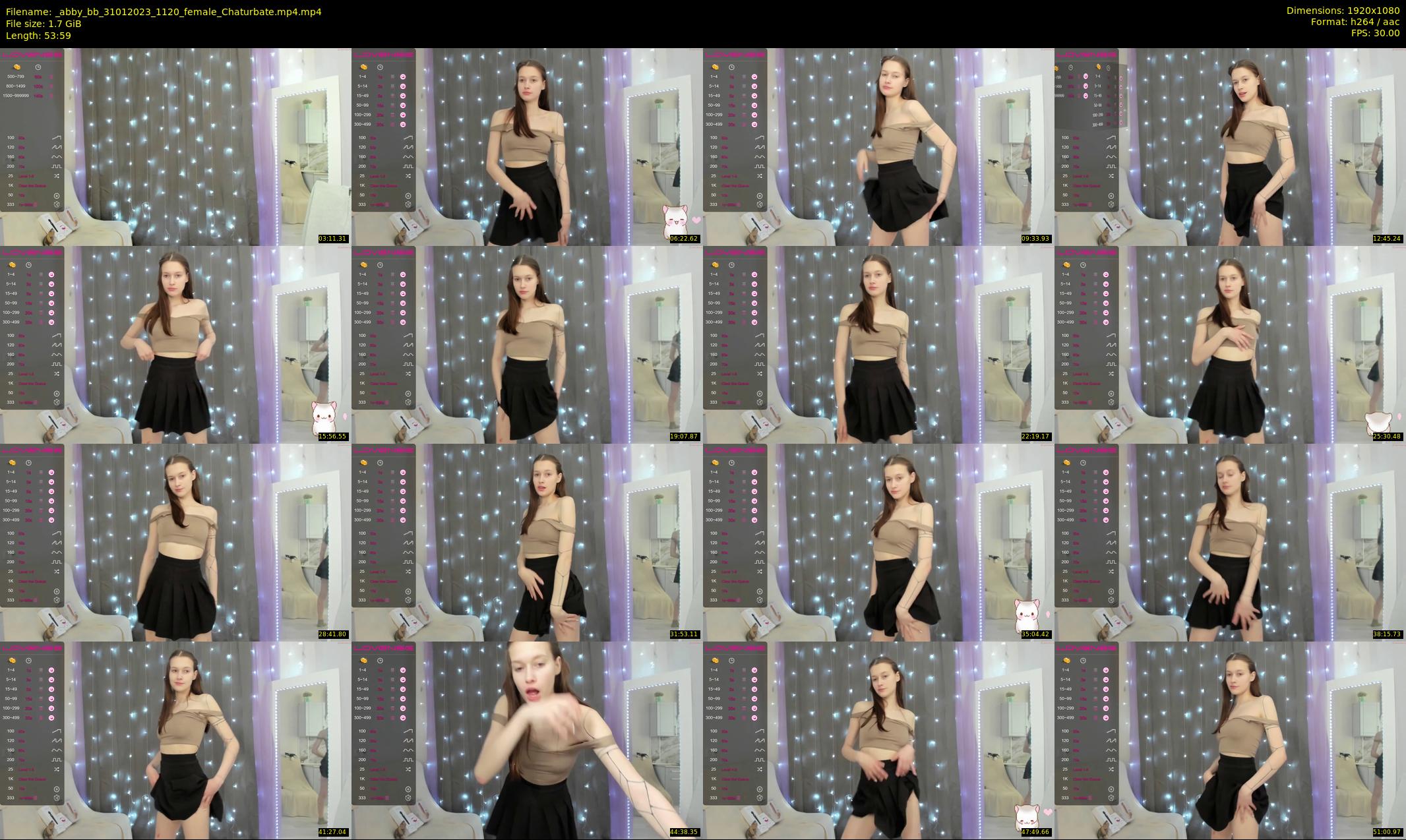 _abby_bb — 54 minute Chaturbate female cam show recording, 1080p, Jan 31, 2023