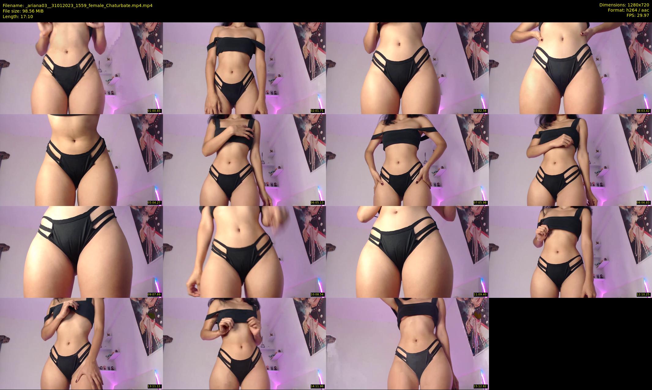 _ariana03_ — 18 minute Chaturbate female cam show recording, 720p, Jan 31, 2023