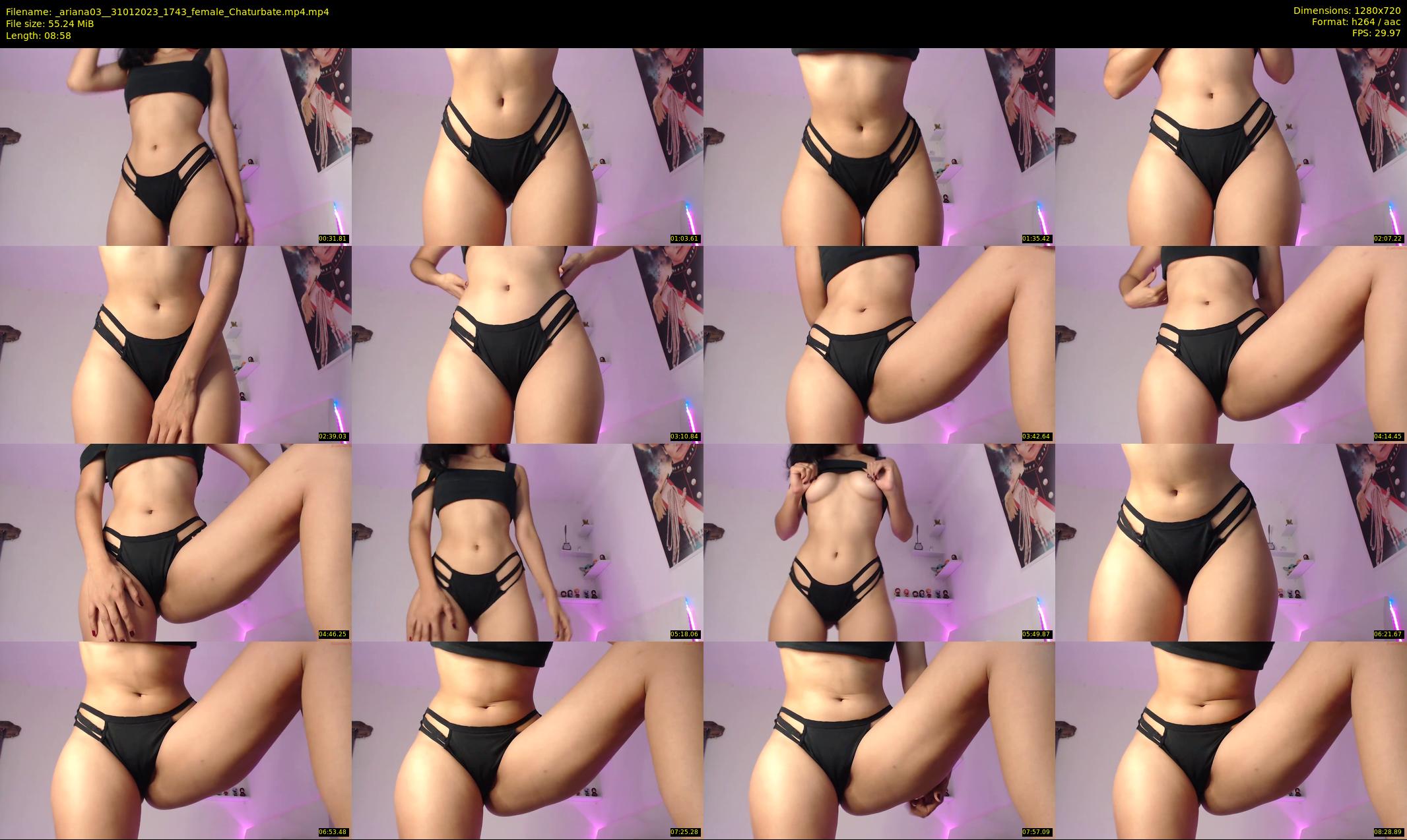 _ariana03_ — 9 minute Chaturbate female cam show recording, 720p, Jan 31, 2023