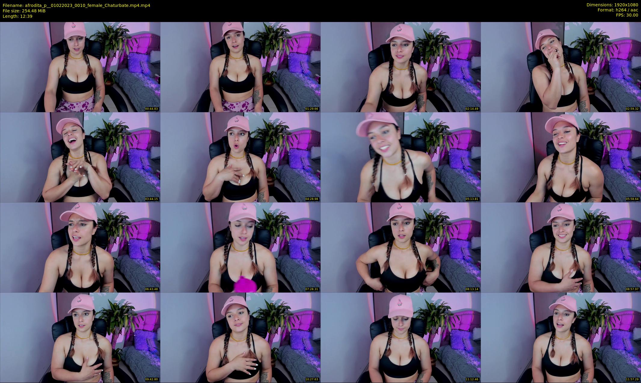 afrodita_p_ — 13 minute Chaturbate female cam show recording, 1080p, Feb 1, 2023