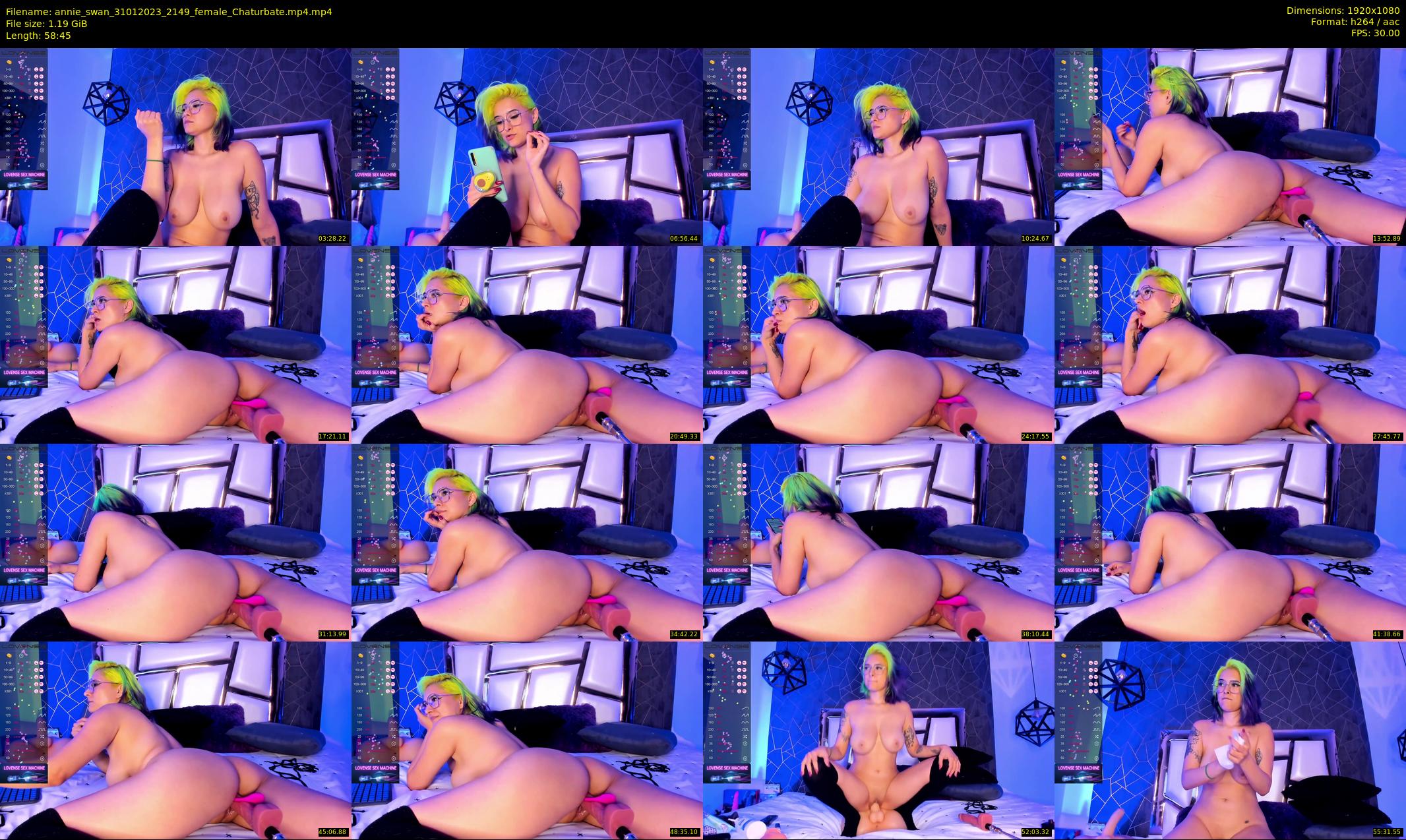 annie_swan — 59 minute Chaturbate female cam show recording, 1080p, Jan 31, 2023
