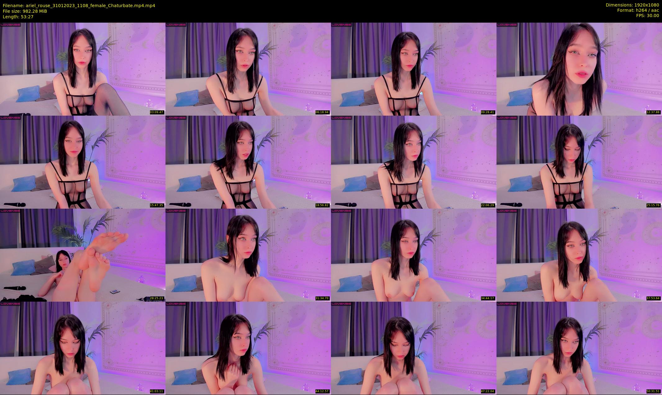 ariel_rouse — 54 minute Chaturbate female cam show recording, 1080p, Jan 31, 2023