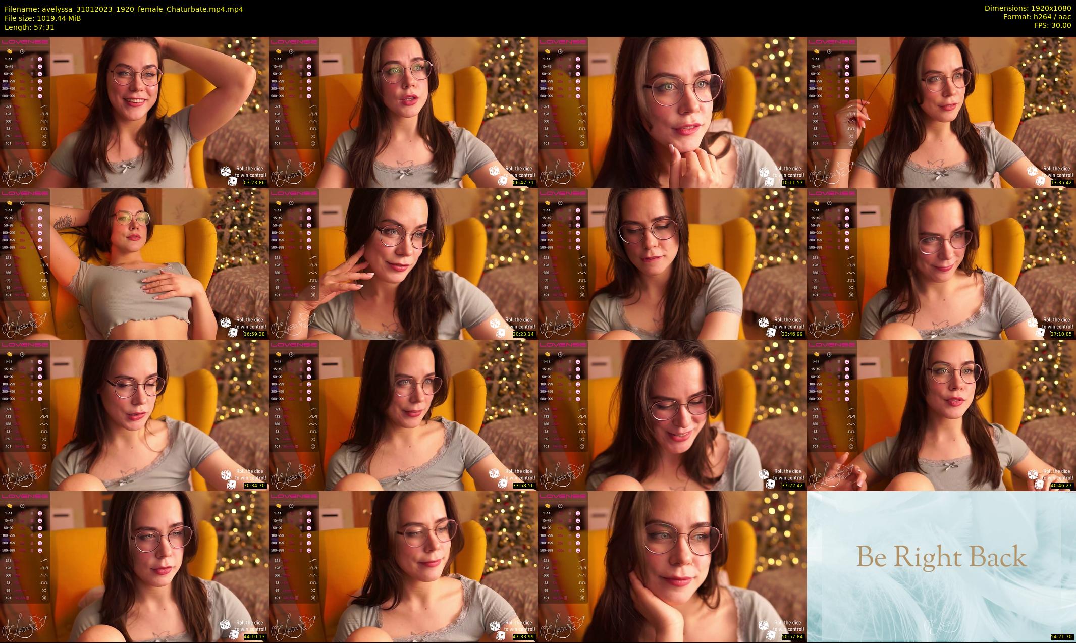avelyssa — 58 minute Chaturbate female cam show recording, 1080p, Jan 31, 2023