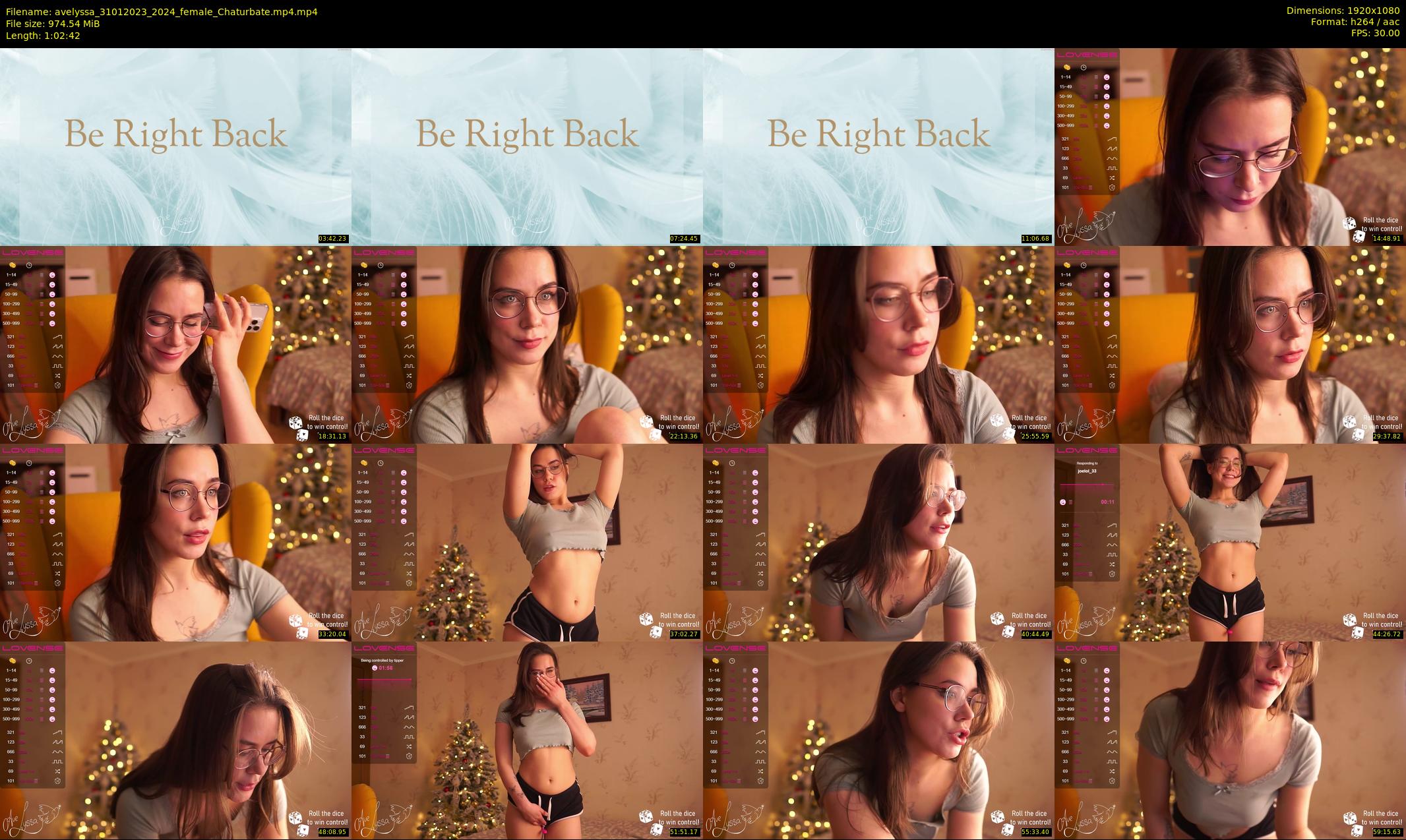 avelyssa — 63 minute Chaturbate female cam show recording, 1080p, Jan 31, 2023