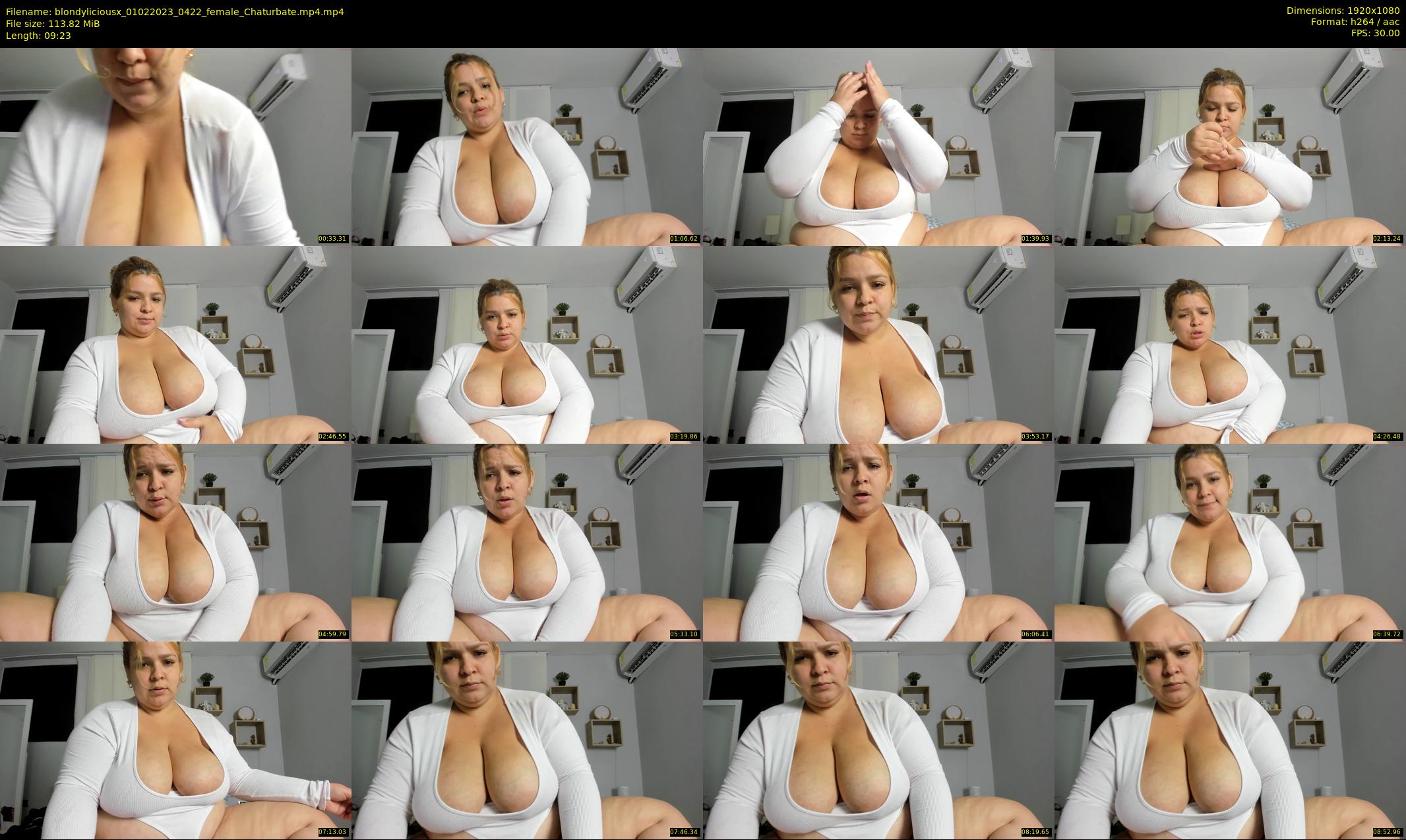 blondyliciousx — 10 minute Chaturbate female cam show recording, 1080p, Feb 1, 2023