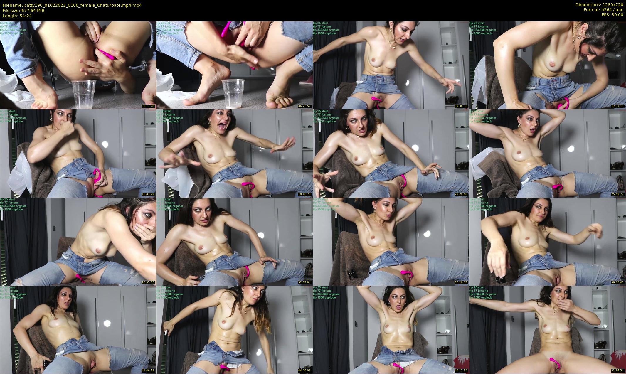 catty190 — 55 minute Chaturbate female cam show recording, 720p, Feb 1, 2023