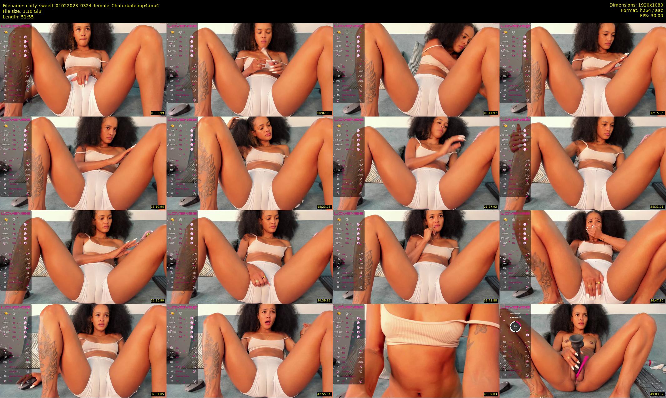 curly_sweett — 52 minute Chaturbate female cam show recording, 1080p, Feb 1, 2023