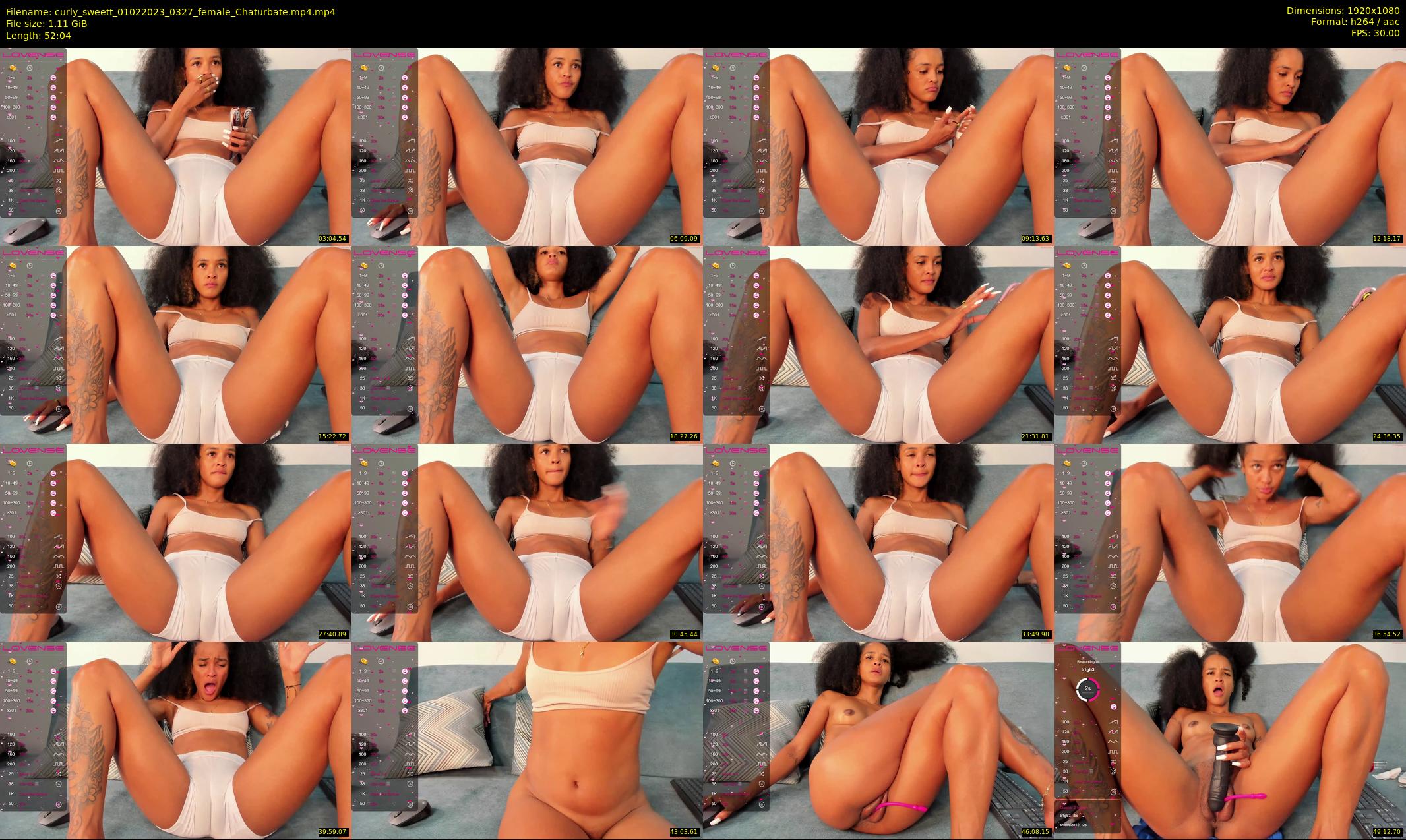 curly_sweett — 53 minute Chaturbate female cam show recording, 1080p, Feb 1, 2023