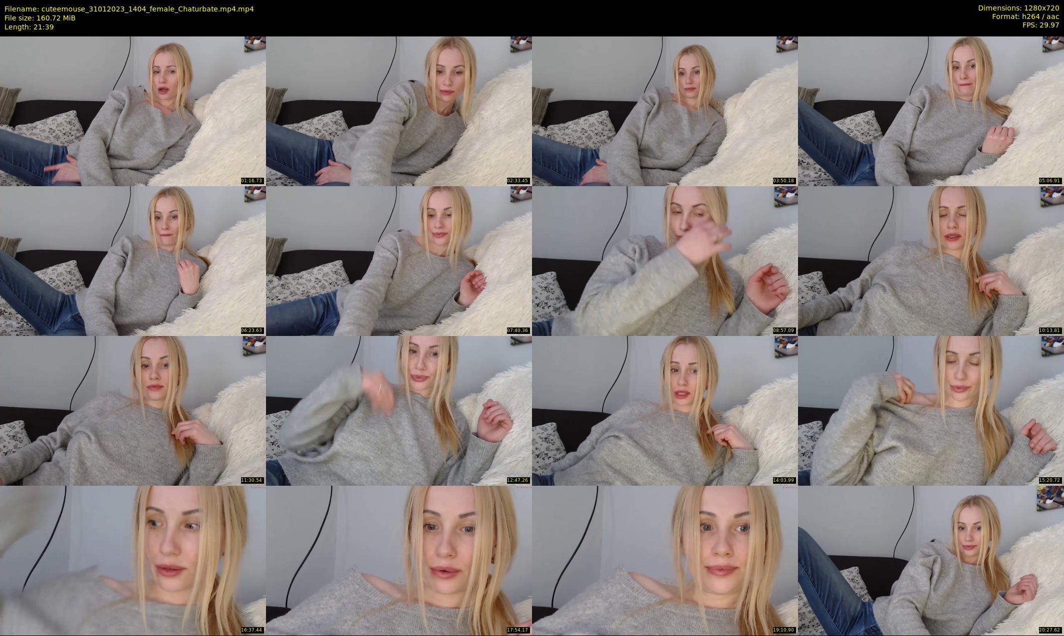 cuteemouse — 22 minute Chaturbate female cam show recording, 720p, Jan 31, 2023