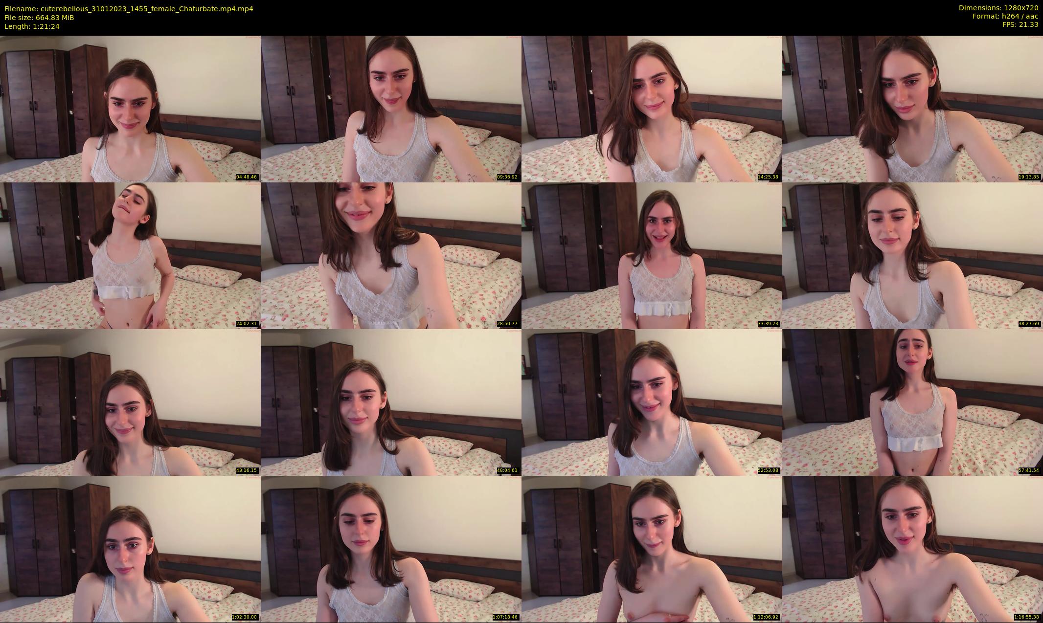 cuterebelious — 82 minute Chaturbate female cam show recording, 720p, Jan 31, 2023