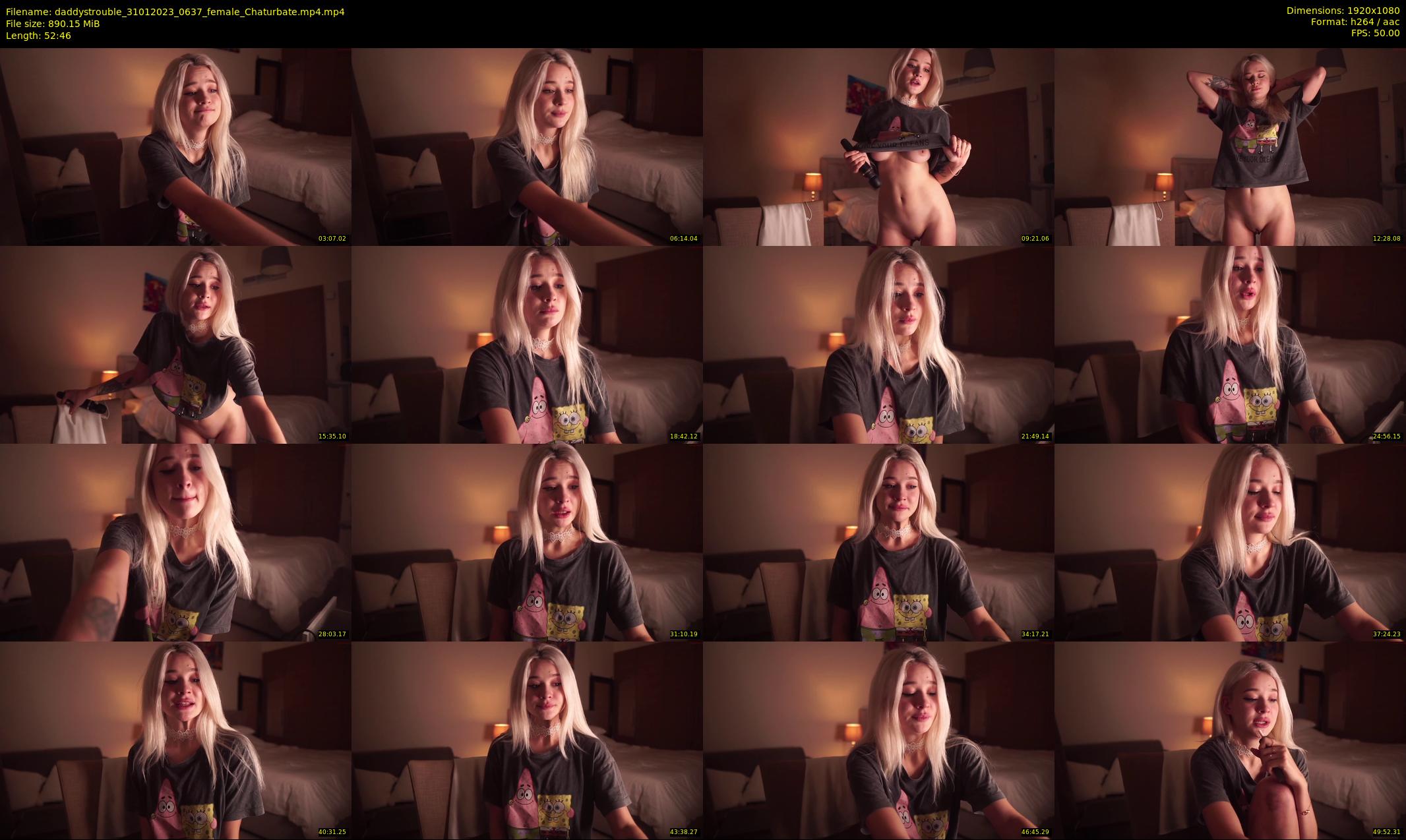 daddystrouble — 53 minute Chaturbate female cam show recording, 1080p, Jan 31, 2023