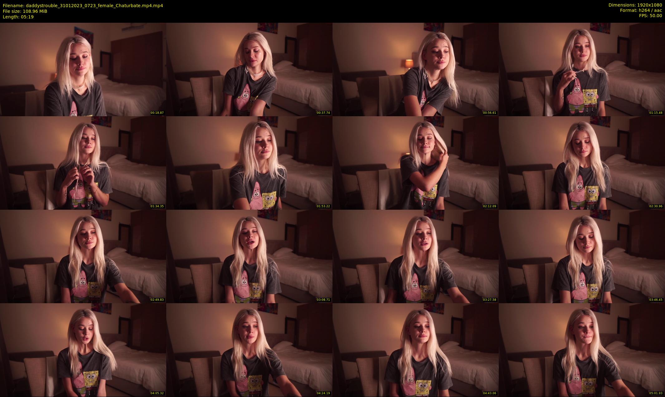 daddystrouble — 6 minute Chaturbate female cam show recording, 1080p, Jan 31, 2023