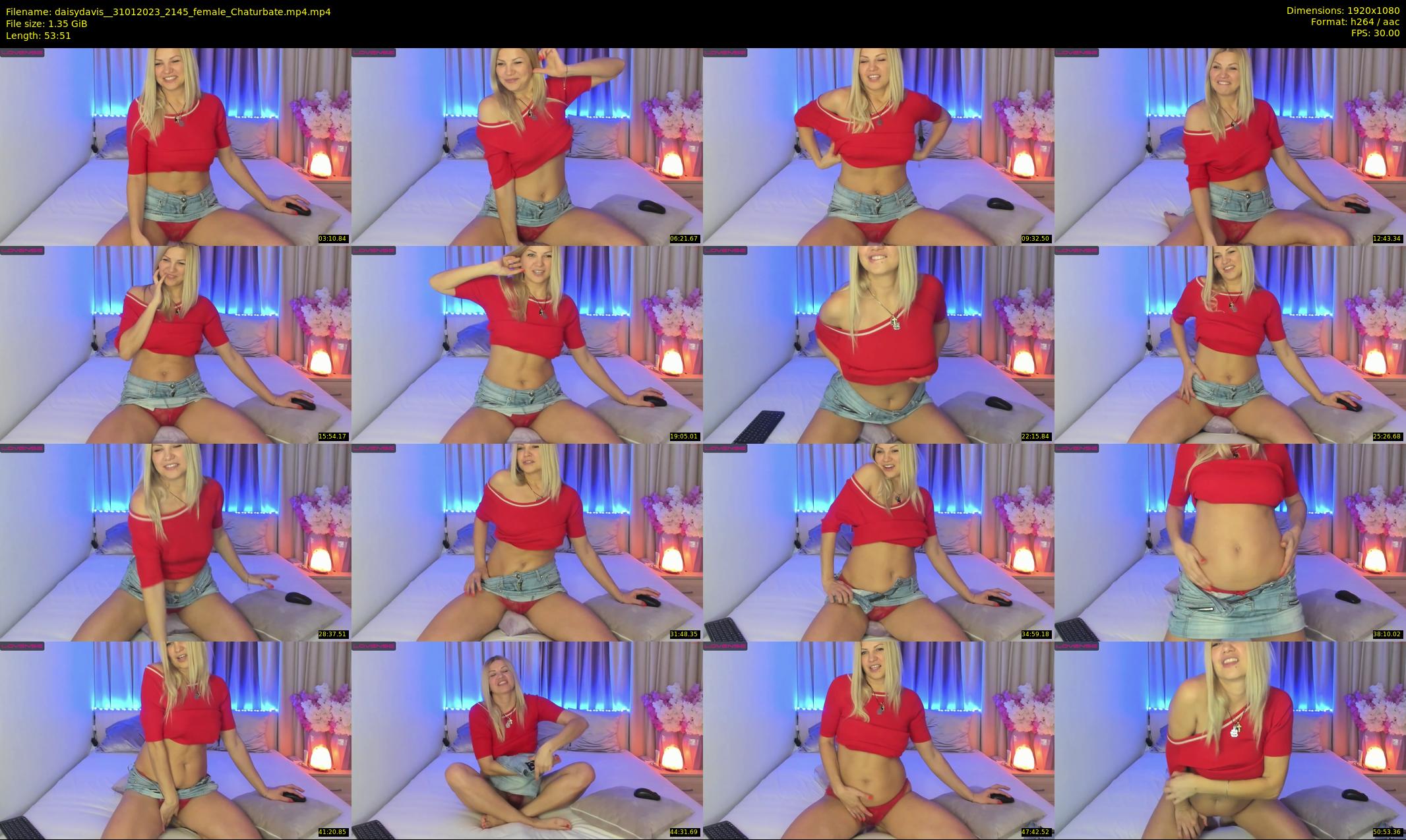 daisydavis_ — 54 minute Chaturbate female cam show recording, 1080p, Jan 31, 2023