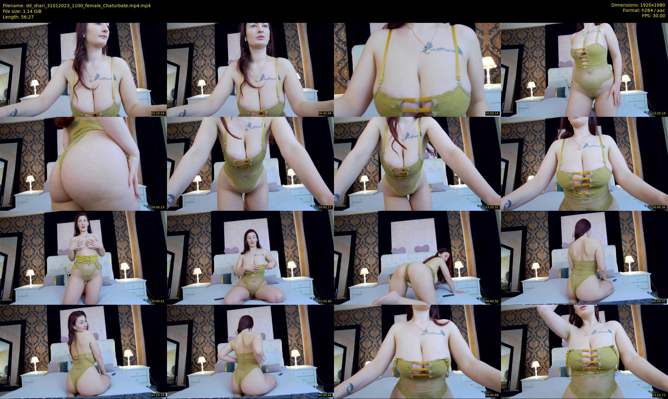 dd_shari — 57 minute Chaturbate female cam show recording, 1080p, Jan 31, 2023