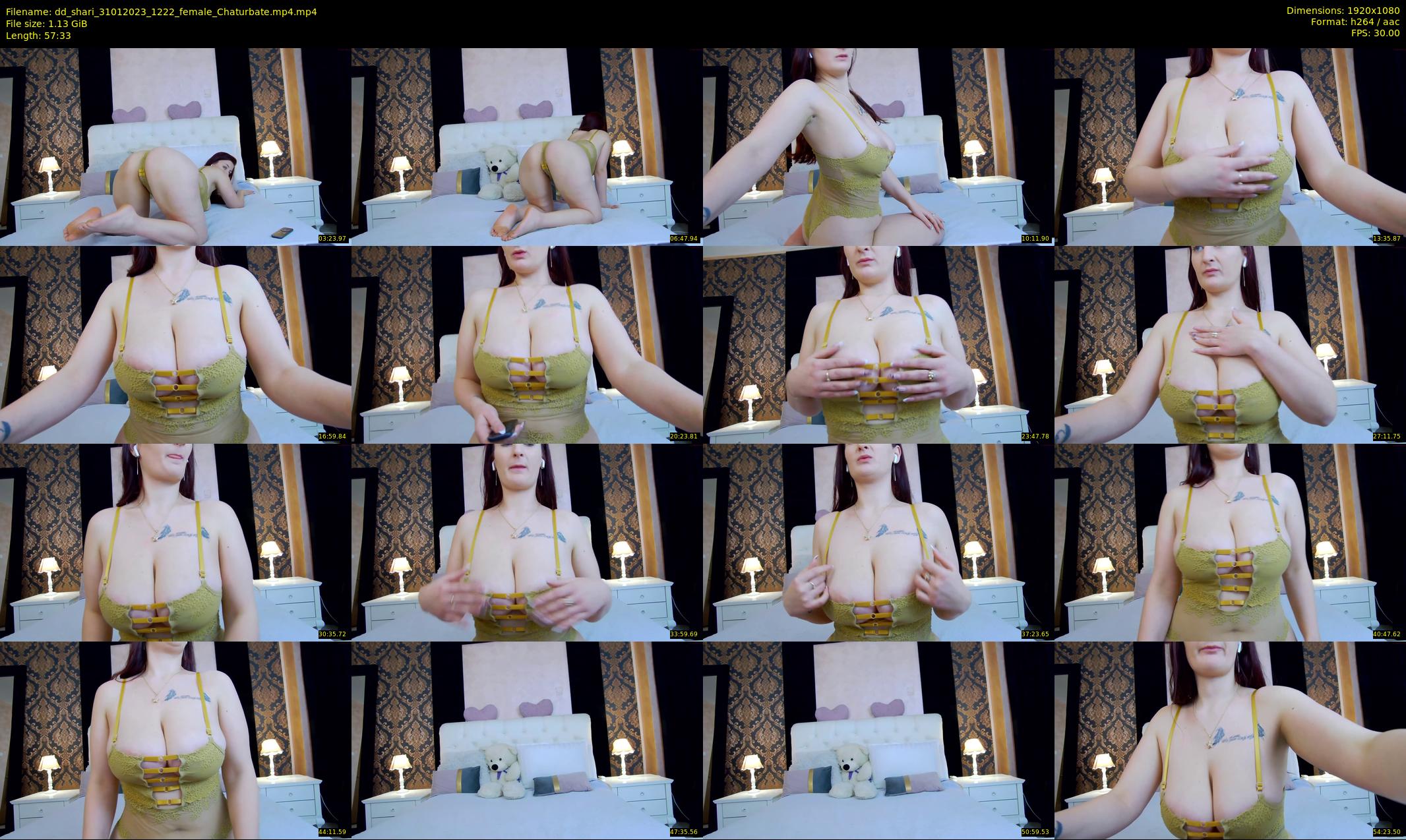 dd_shari — 58 minute Chaturbate female cam show recording, 1080p, Jan 31, 2023