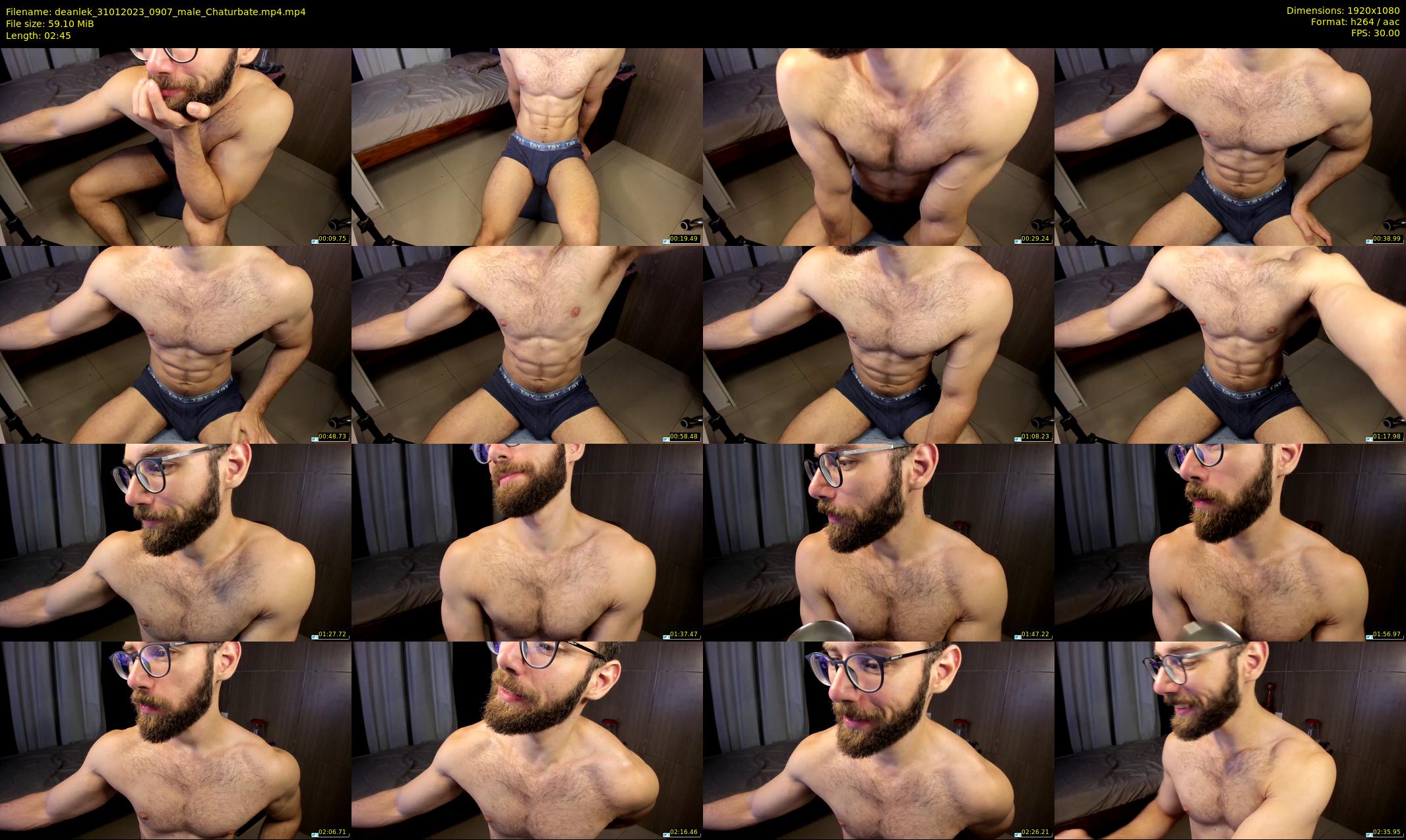 deanlek — 3 minute Chaturbate male cam show recording, 1080p, Jan 31, 2023