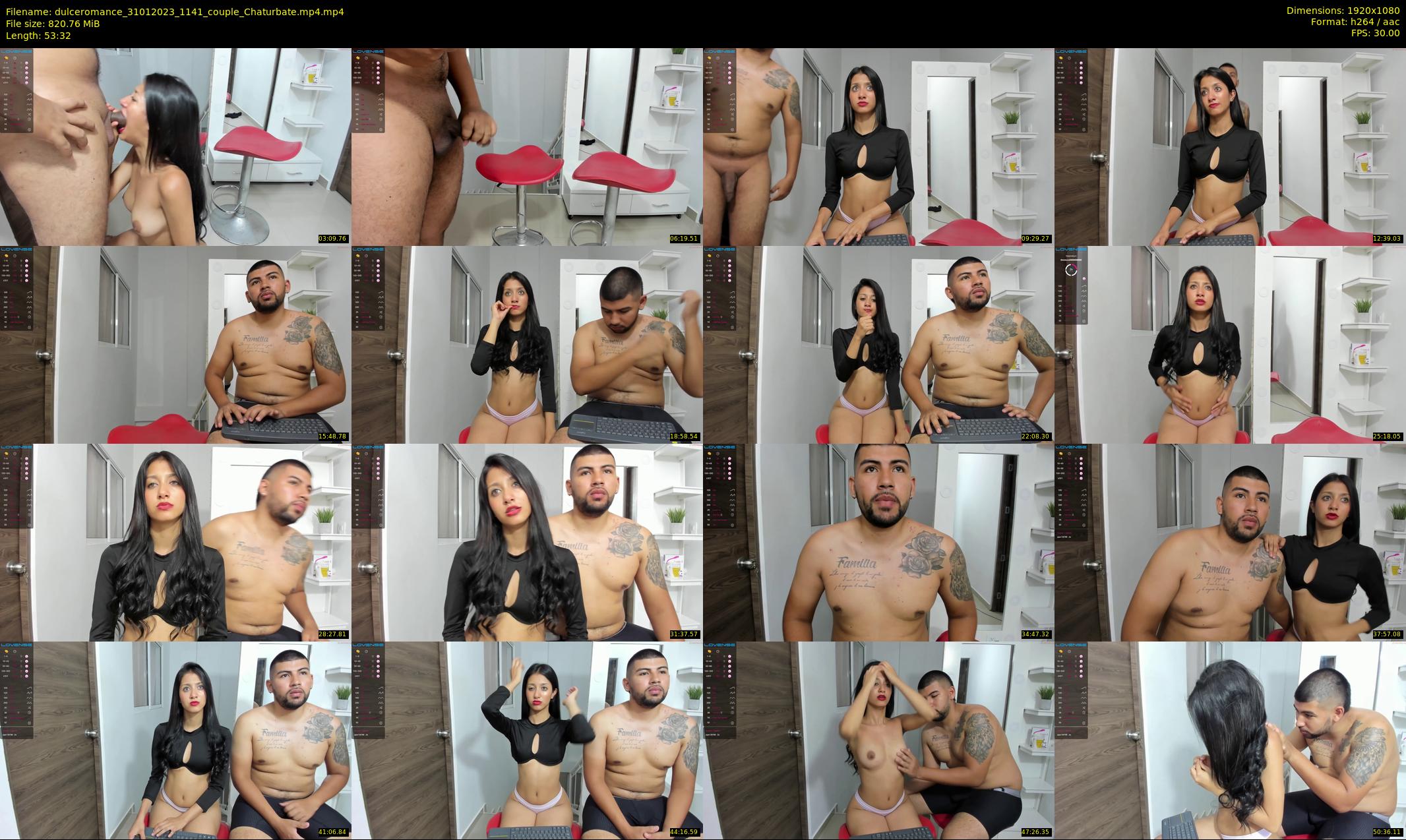 dulceromance — 54 minute Chaturbate couple cam show recording, 1080p, Jan 31, 2023
