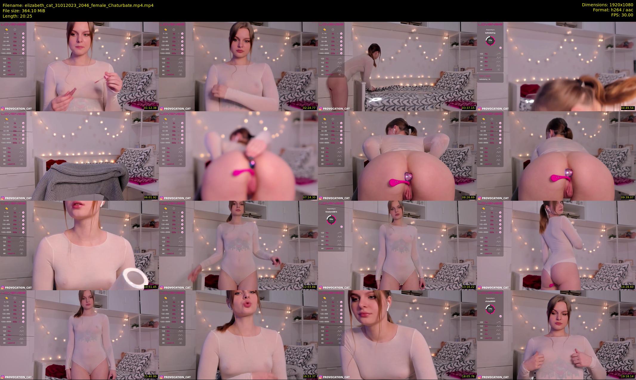 elizabeth_cat — 21 minute Chaturbate female cam show recording, 1080p, Jan 31, 2023