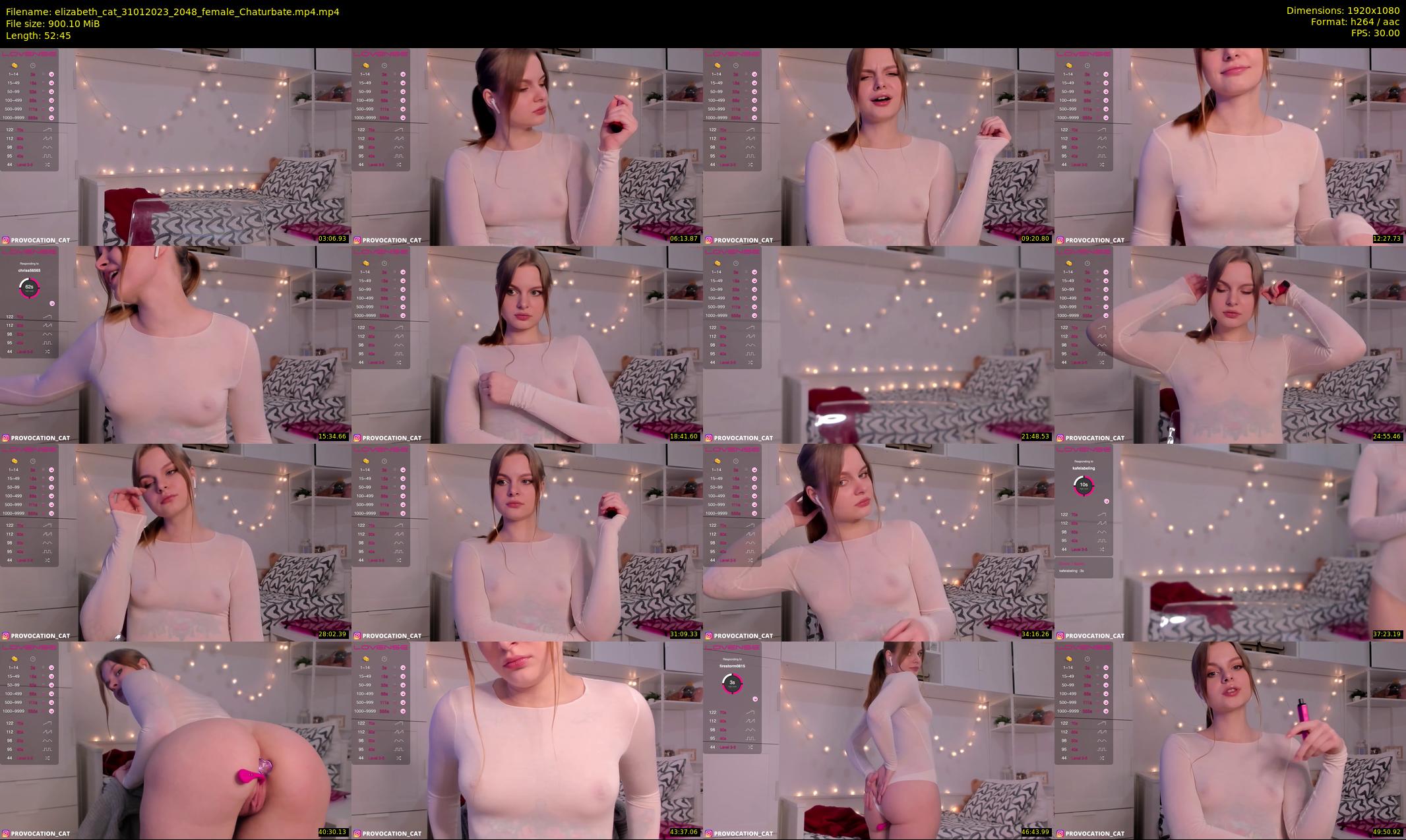 elizabeth_cat — 53 minute Chaturbate female cam show recording, 1080p, Jan 31, 2023