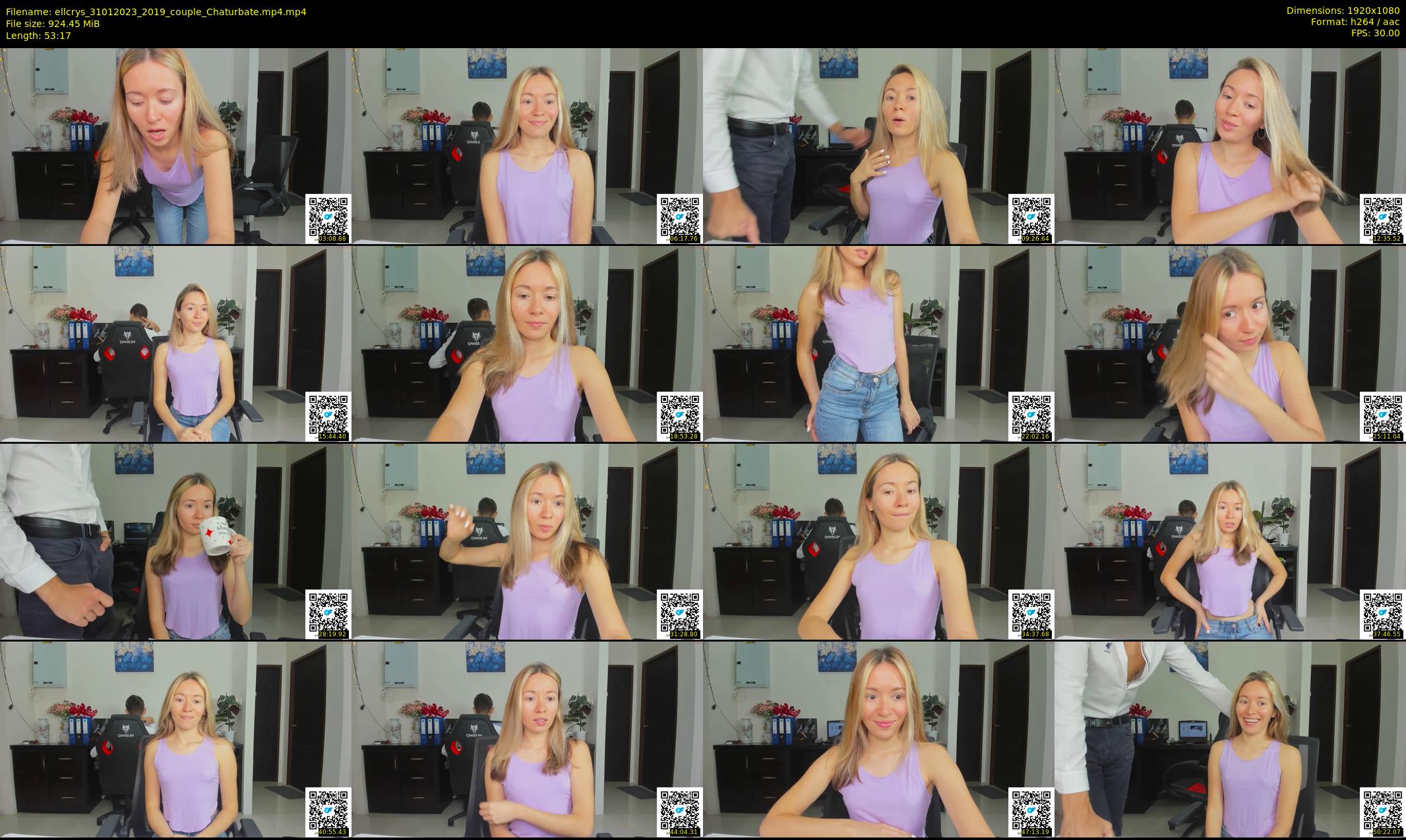 ellcrys — 54 minute Chaturbate couple cam show recording, 1080p, Jan 31, 2023