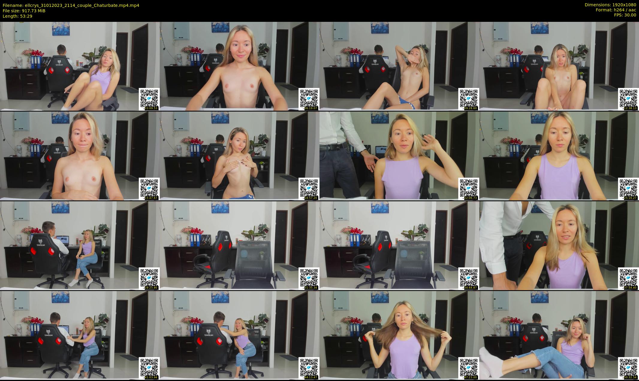 ellcrys — 54 minute Chaturbate couple cam show recording, 1080p, Jan 31, 2023