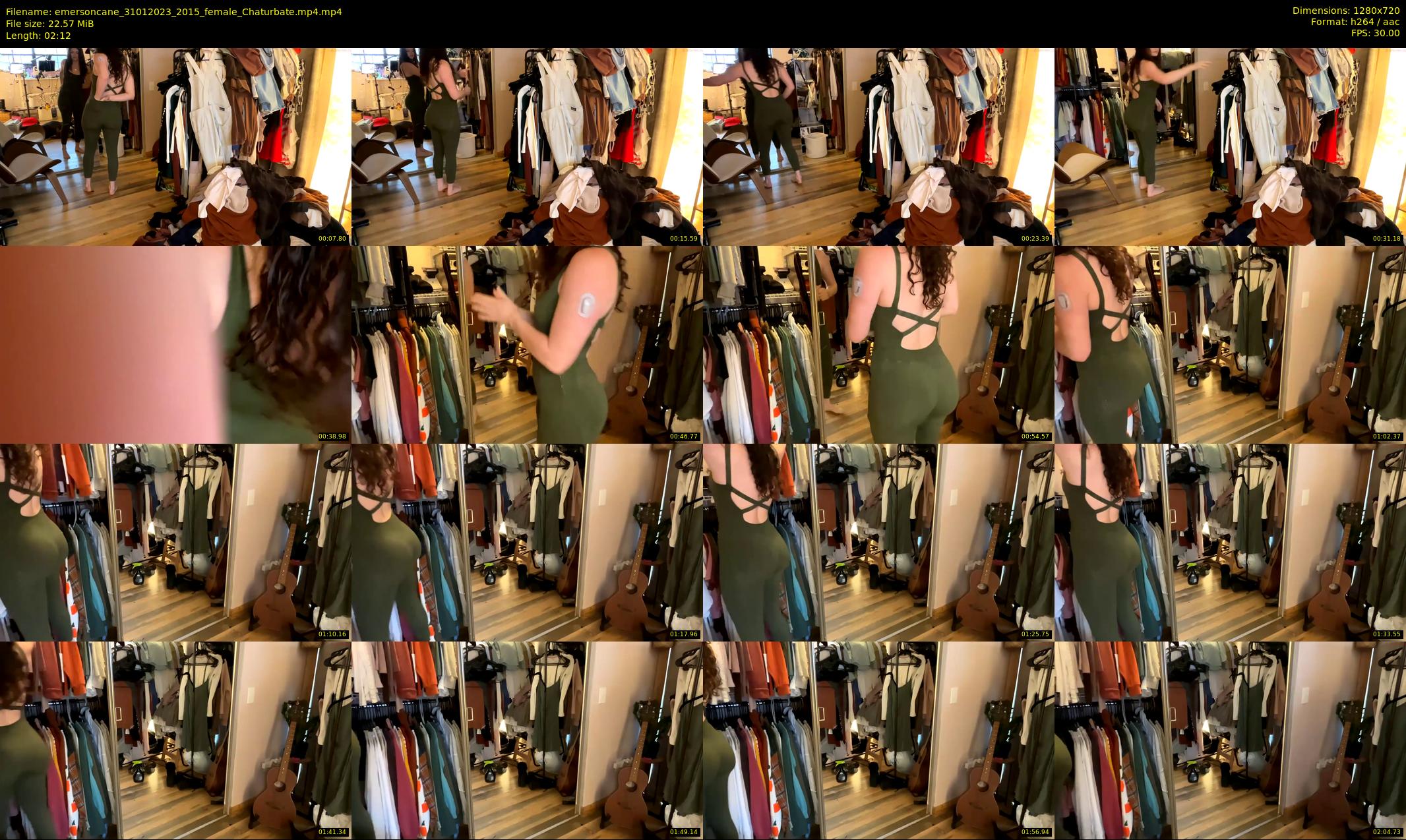 emersoncane — 3 minute Chaturbate female cam show recording, 720p, Jan 31, 2023