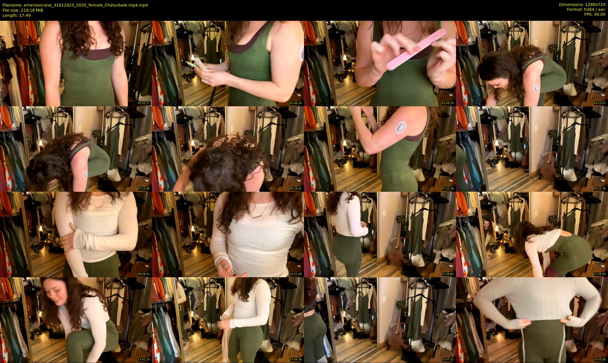 emersoncane — 18 minute Chaturbate female cam show recording, 720p, Jan 31, 2023