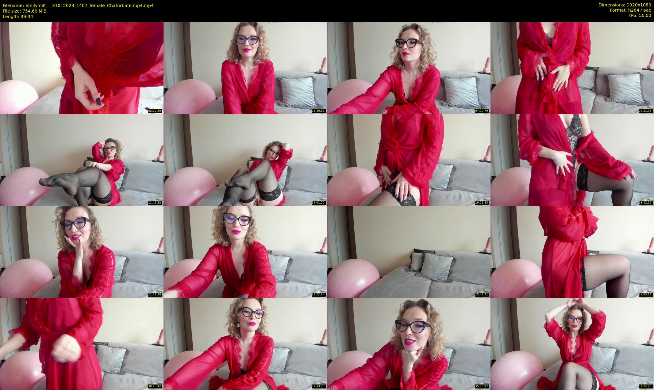 emilymilf__ — 40 minute Chaturbate female cam show recording, 1080p, Jan 31, 2023