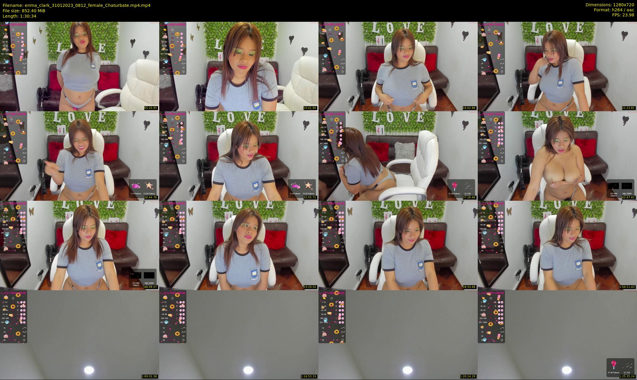 enma_clark — 91 minute Chaturbate female cam show recording, 720p, Jan 31, 2023
