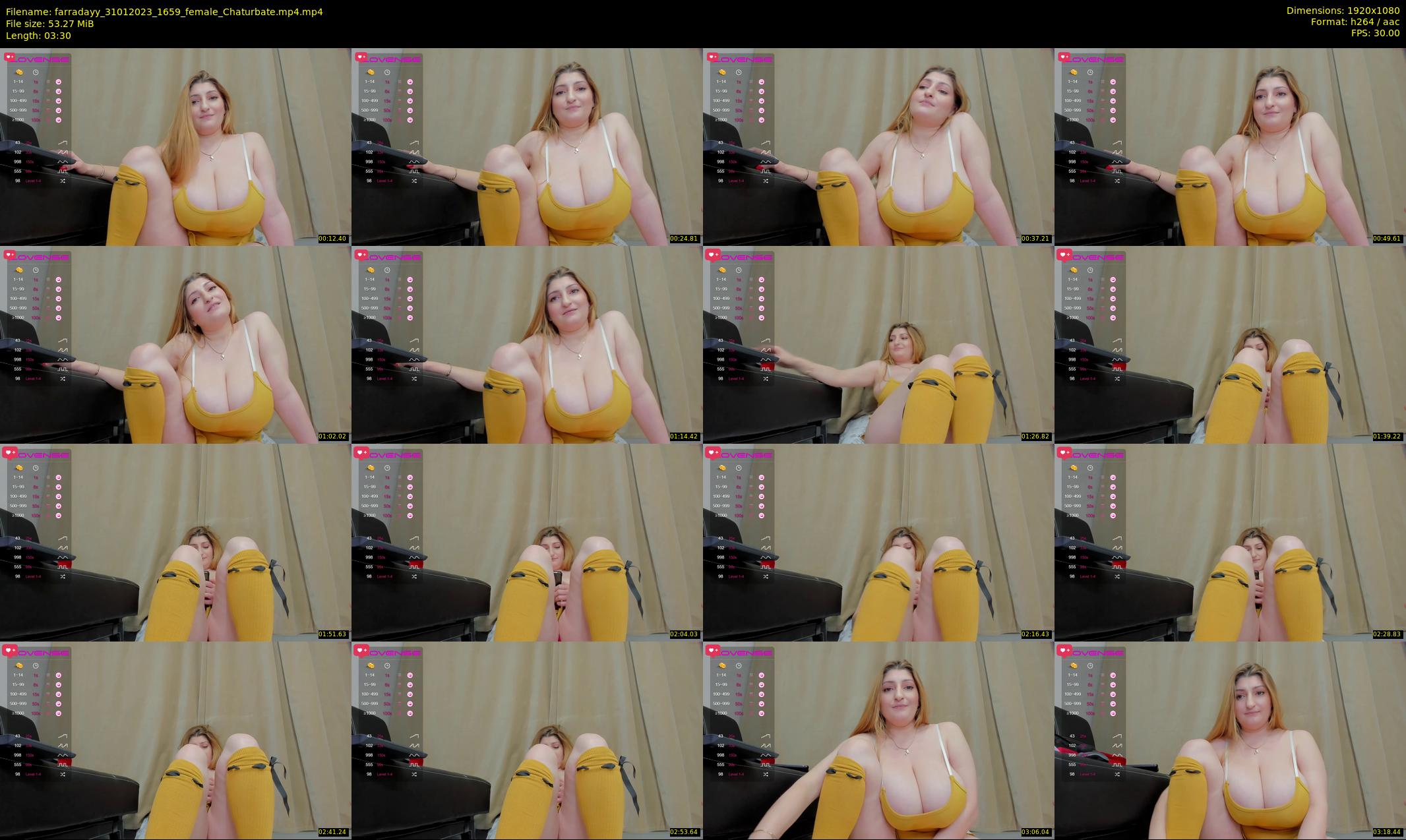 farradayy — 4 minute Chaturbate female cam show recording, 1080p, Jan 31, 2023