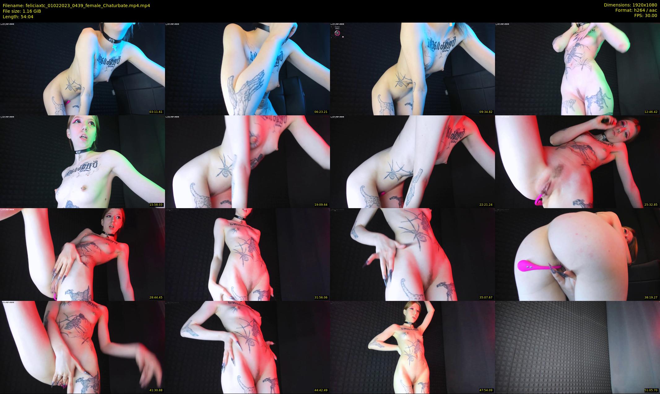 feliciaxtc — 55 minute Chaturbate female cam show recording, 1080p, Feb 1, 2023