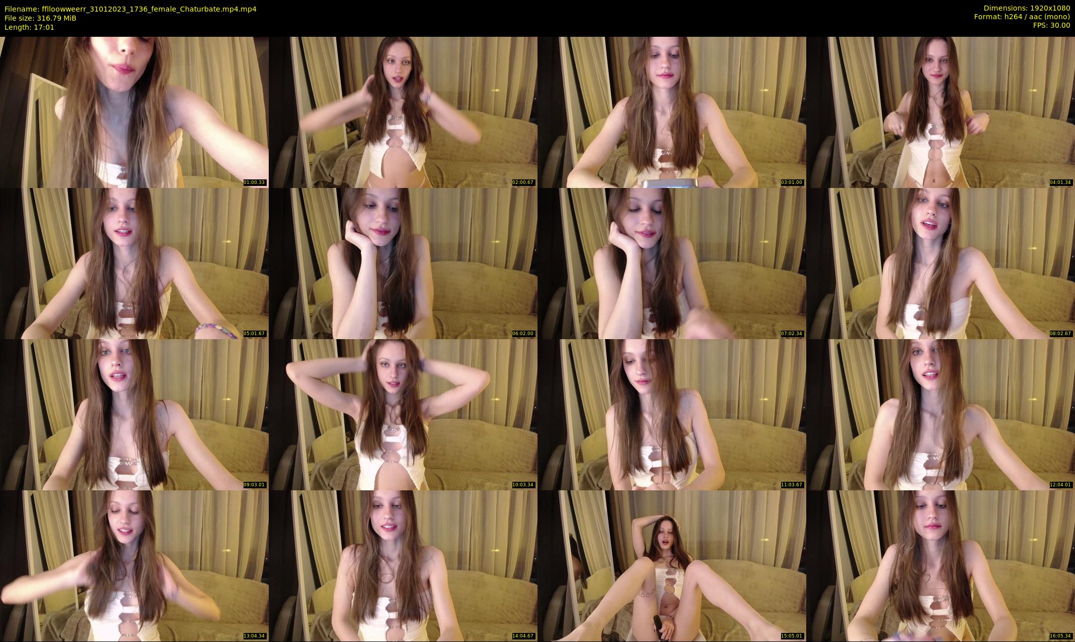 fflloowweerr — 18 minute Chaturbate couple cam show recording, 1080p, Jan 31, 2023
