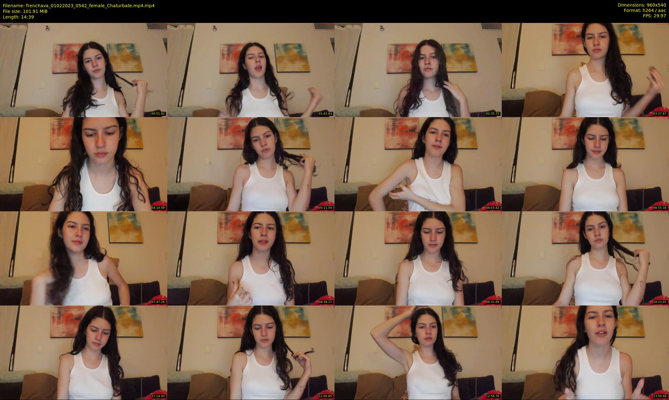 frenchava — 15 minute Chaturbate female cam show recording, 480p, Feb 1, 2023