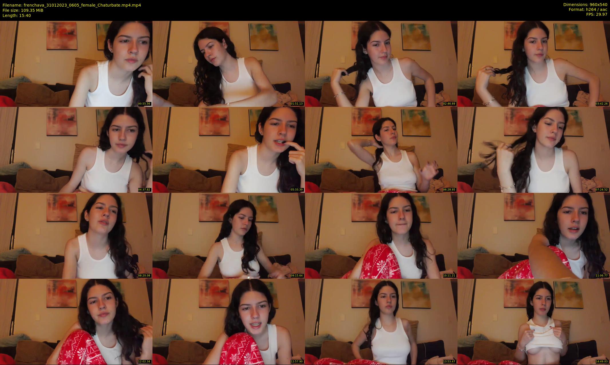 frenchava — 16 minute Chaturbate female cam show recording, 480p, Jan 31, 2023