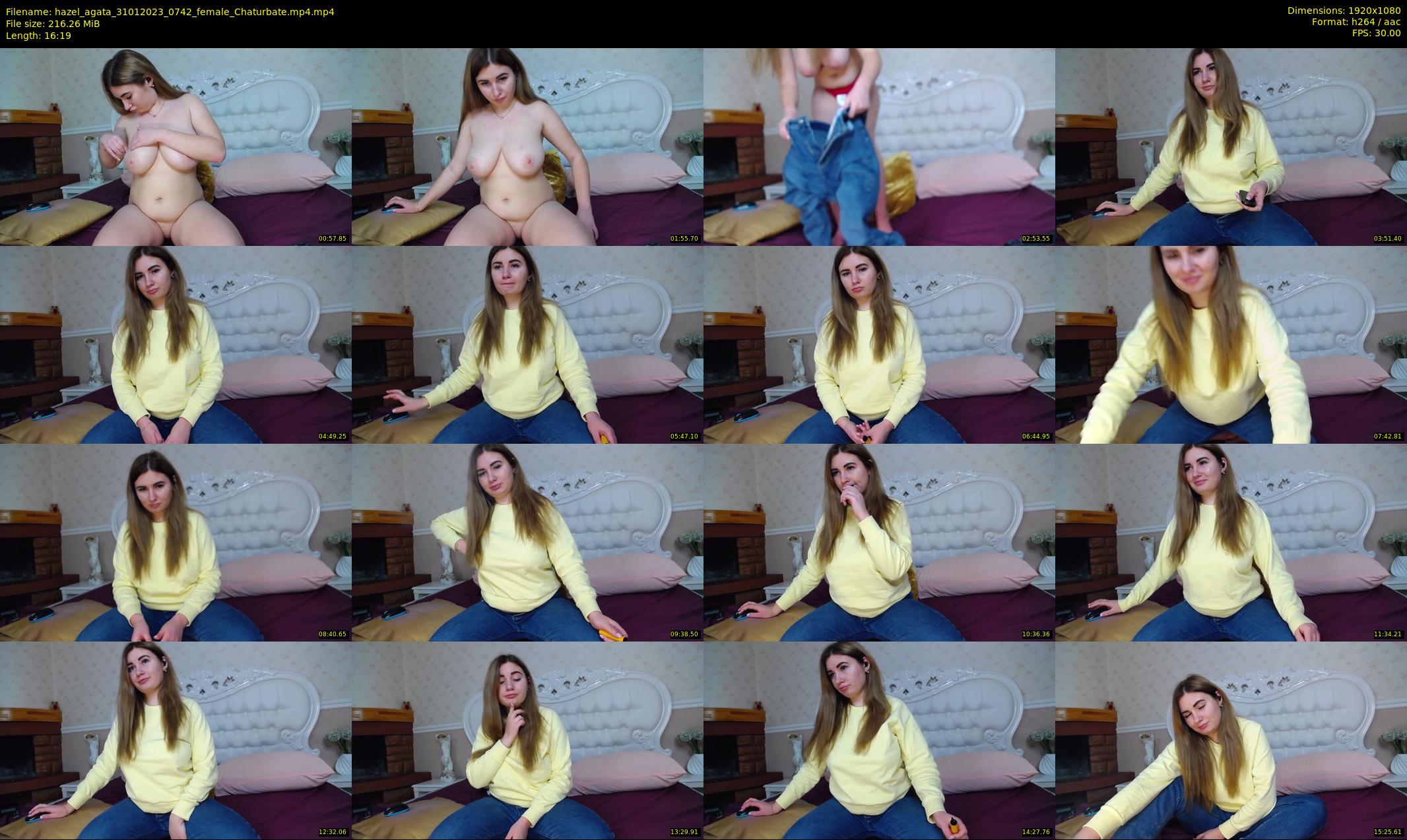 hazel_agata — 17 minute Chaturbate female cam show recording, 1080p, Jan 31, 2023