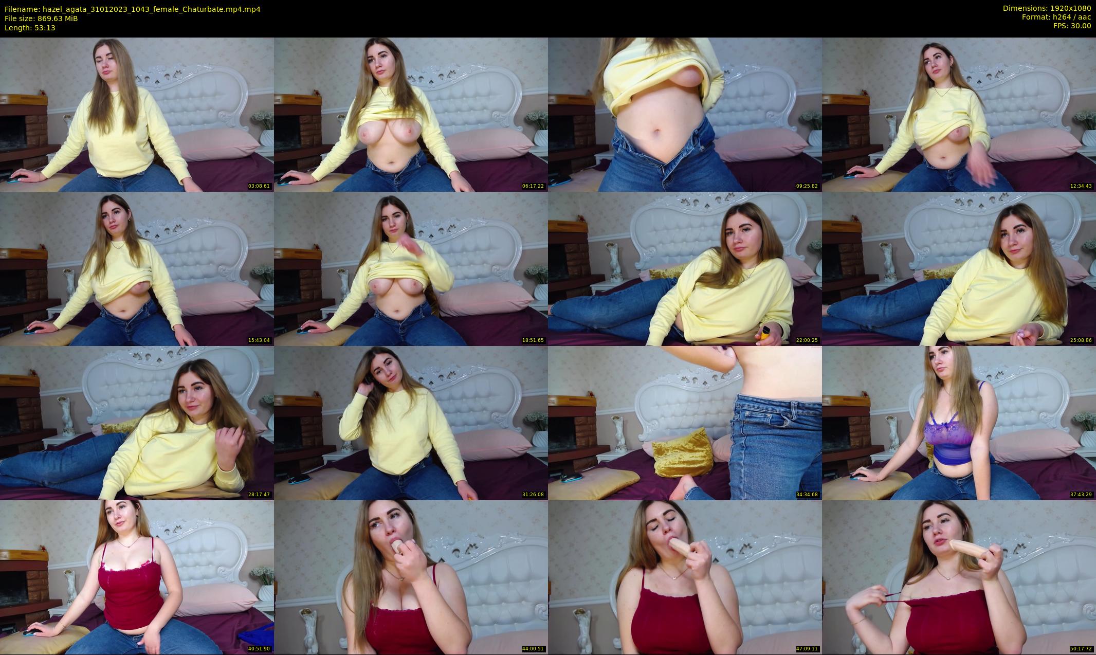 hazel_agata — 54 minute Chaturbate female cam show recording, 1080p, Jan 31, 2023