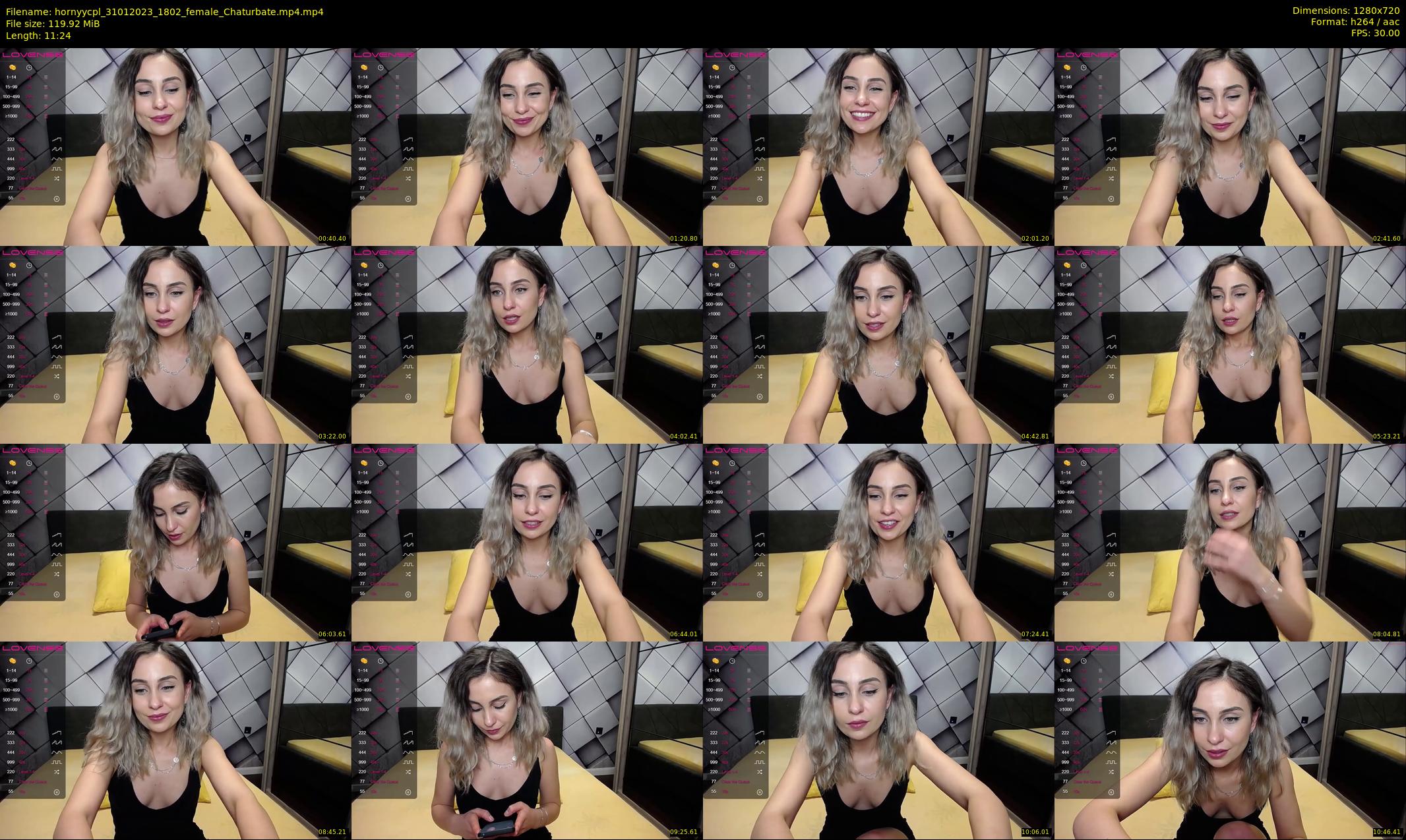hornyycpl — 12 minute Chaturbate couple cam show recording, 720p, Jan 31, 2023